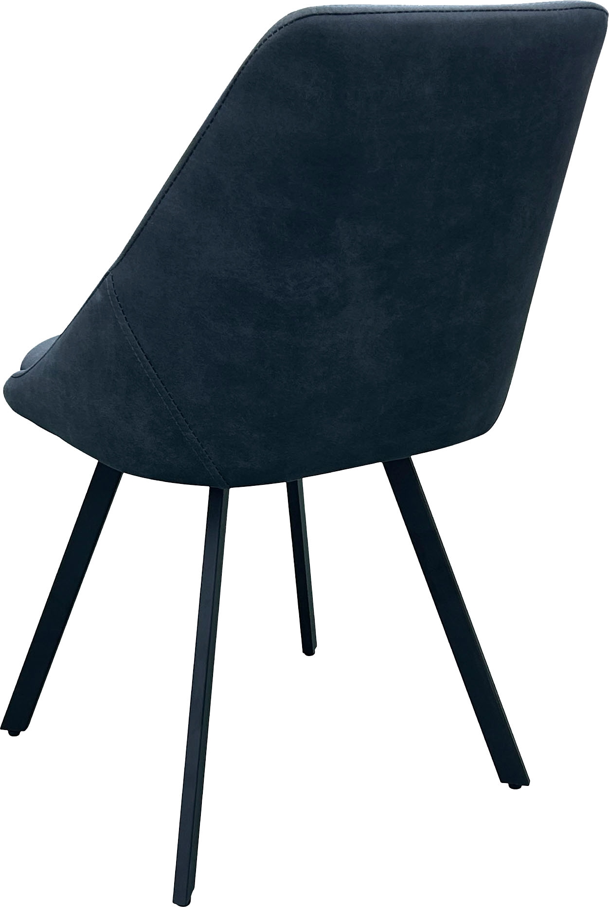 byLIVING Esszimmerstuhl »Jasper (2er-Set)«, (Set), Sitzschale 360°drehbar, Metall schwarz, Küchenstuhl, diverse Bezüge
