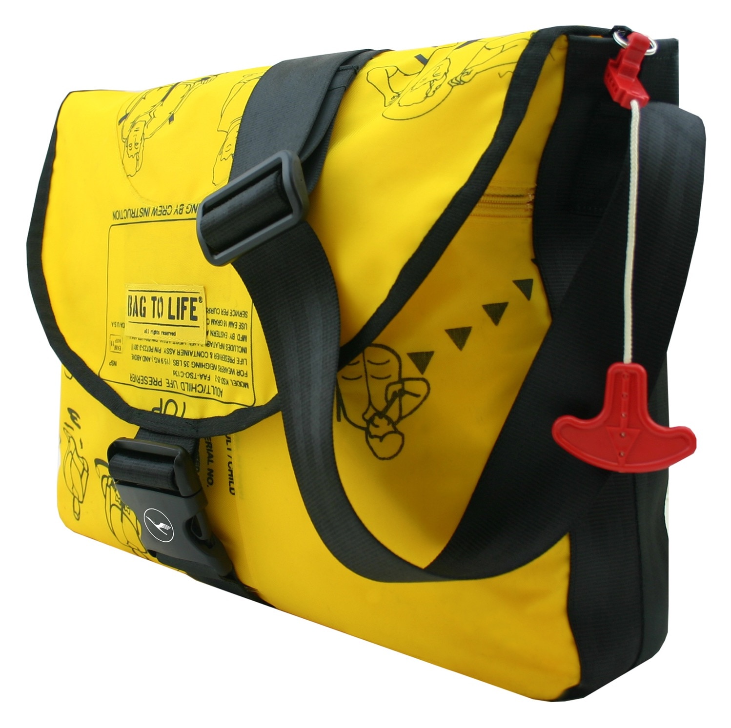 Bag to Life Messenger Bag »Runway Messenger Bag«, aus recyceltem Material