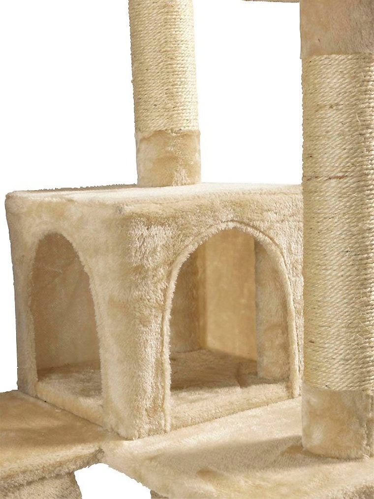 ABUKI Kratzbaum »Coco«, hoch, BxTxH: 50x50x170 cm, inkl. 4m Rolle Sisal