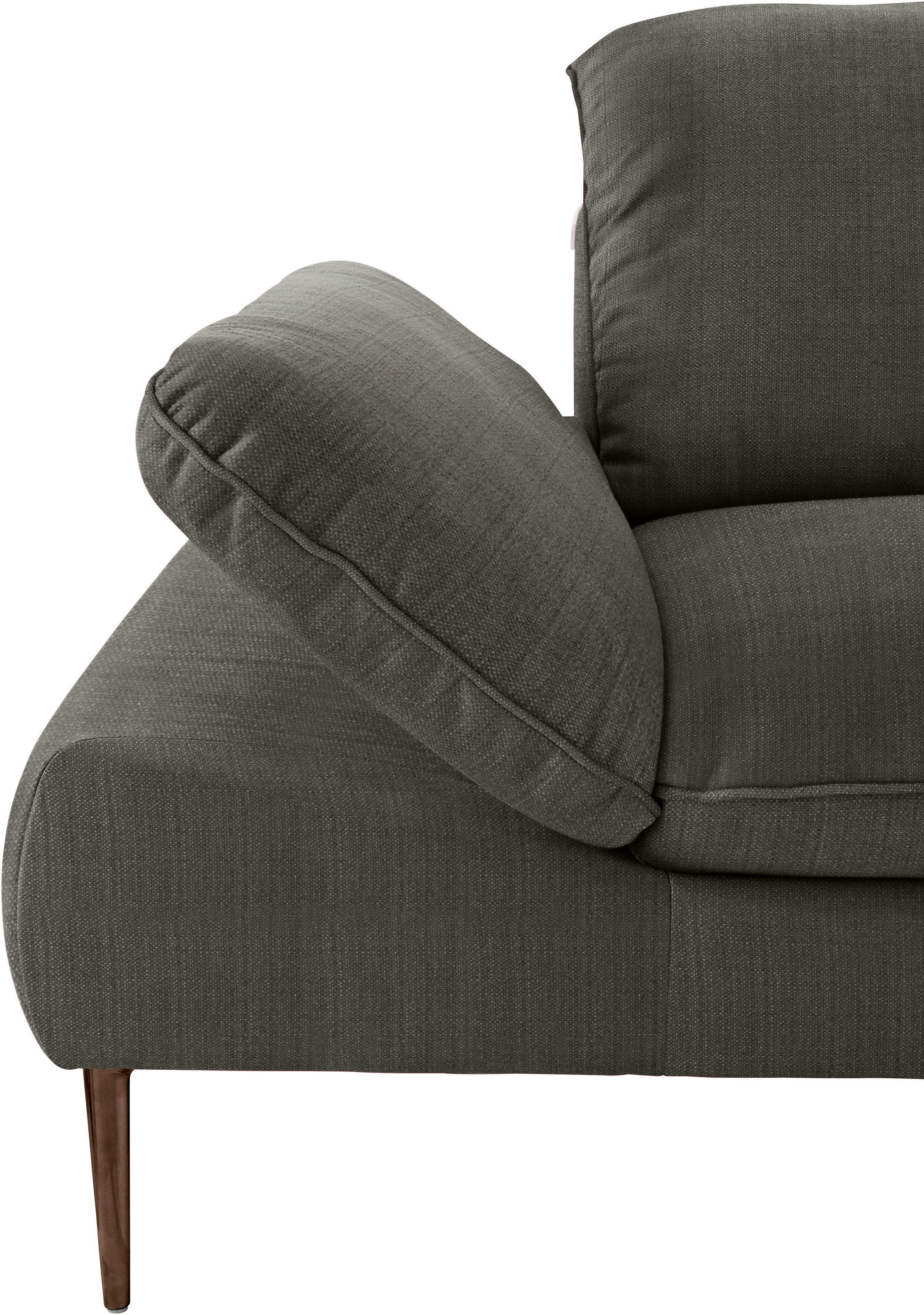 W.SCHILLIG Ecksofa »enjoy&MORE, Designsofa, bequem, zeitlos und elegant, L-Form«, Sitztiefenverstellung, Füße bronze pulverbeschichtet, Breite 310 cm