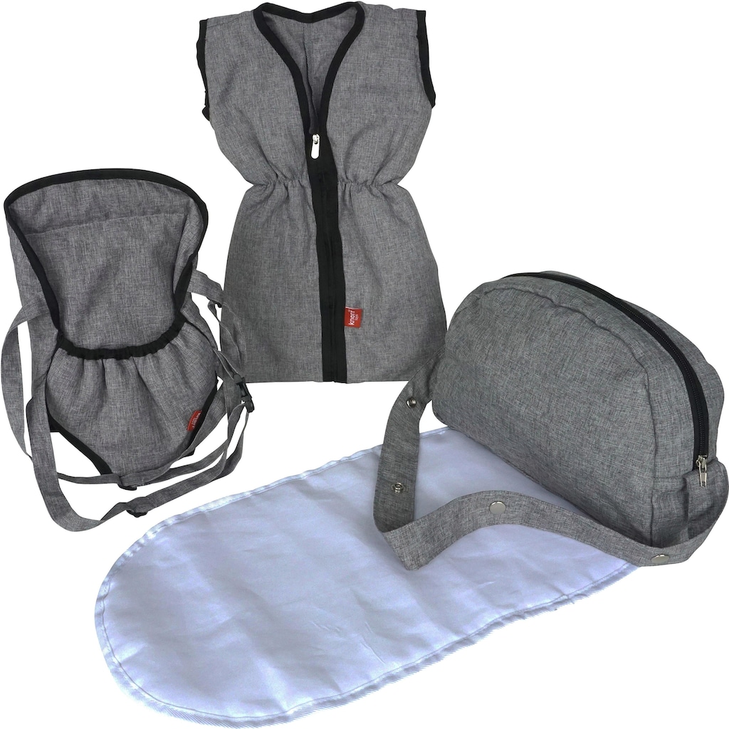 Knorrtoys® Puppen Schlafsack »Puppenzubehörset - Stone«, (Set, 3 tlg.)