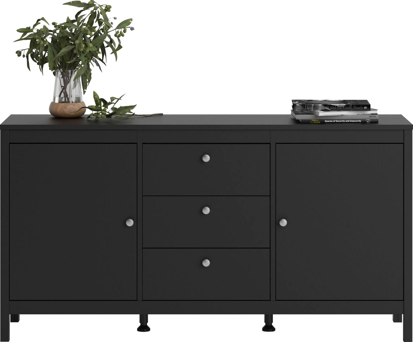 Home affaire Sideboard »Madrid, Aufbewahrung, Schubladenschrank, Sideboard,«, mit 2 Türen und 3 Schubladen, Breite 151 cm, Höhe 80 cm