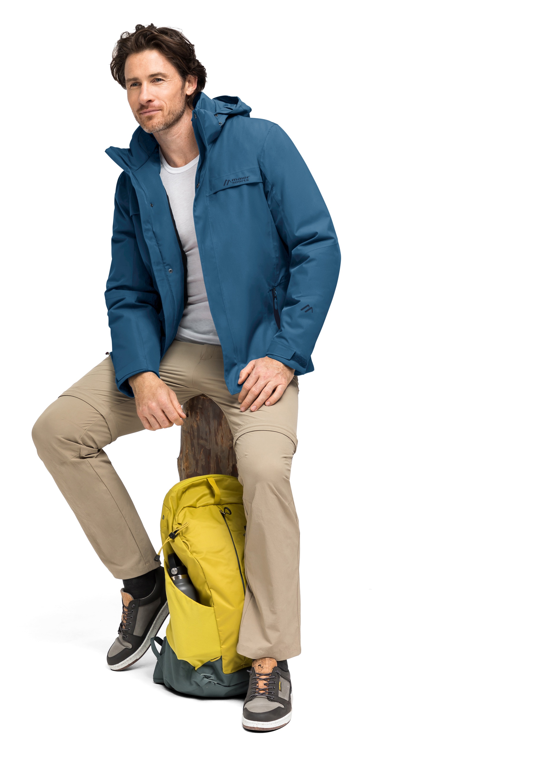 Maier Sports Funktionsjacke »Peyor M«, Herren Jacke, warm wattierte Winterjacke, wind/wasserdicht, Regular Fit