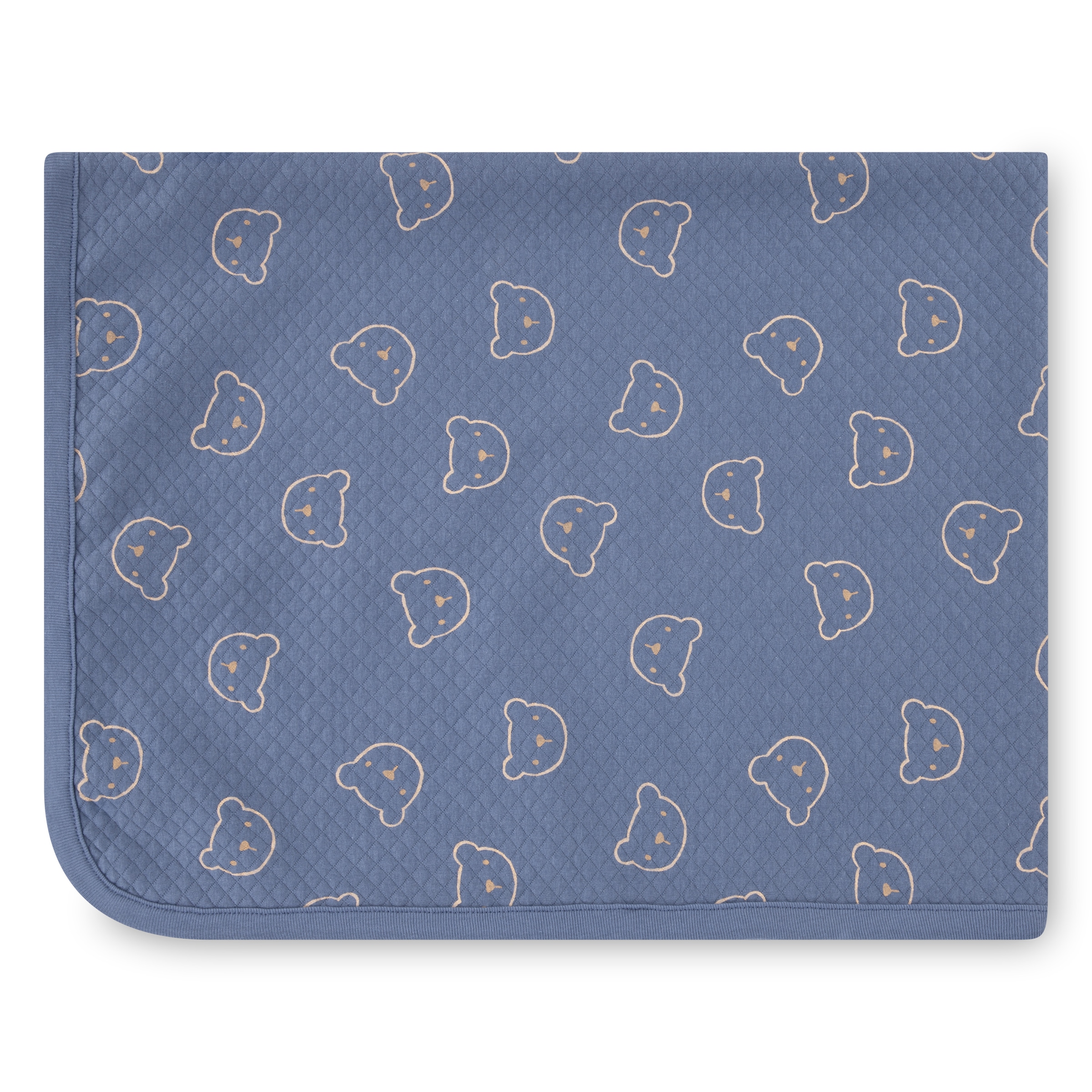 HUGGIES babywear Babydecke »HGHB QUILTED RECEIVING BLANKET« mit Teddy-Motiv, leicht gesteppt