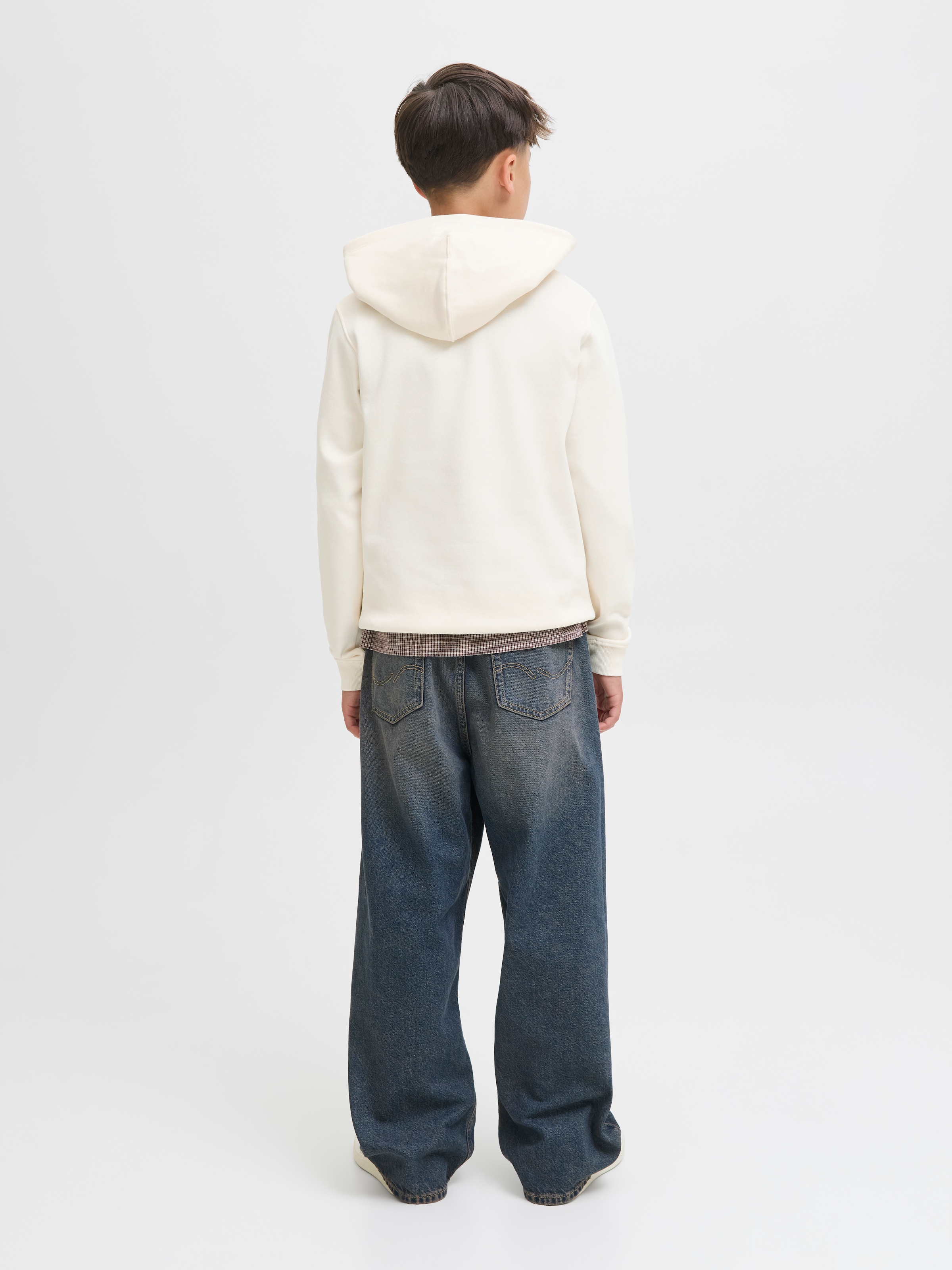 Jack & Jones Junior Kapuzensweatshirt »JORINWOOD BLOCK BRANDING SWEAT NOOS JNR«