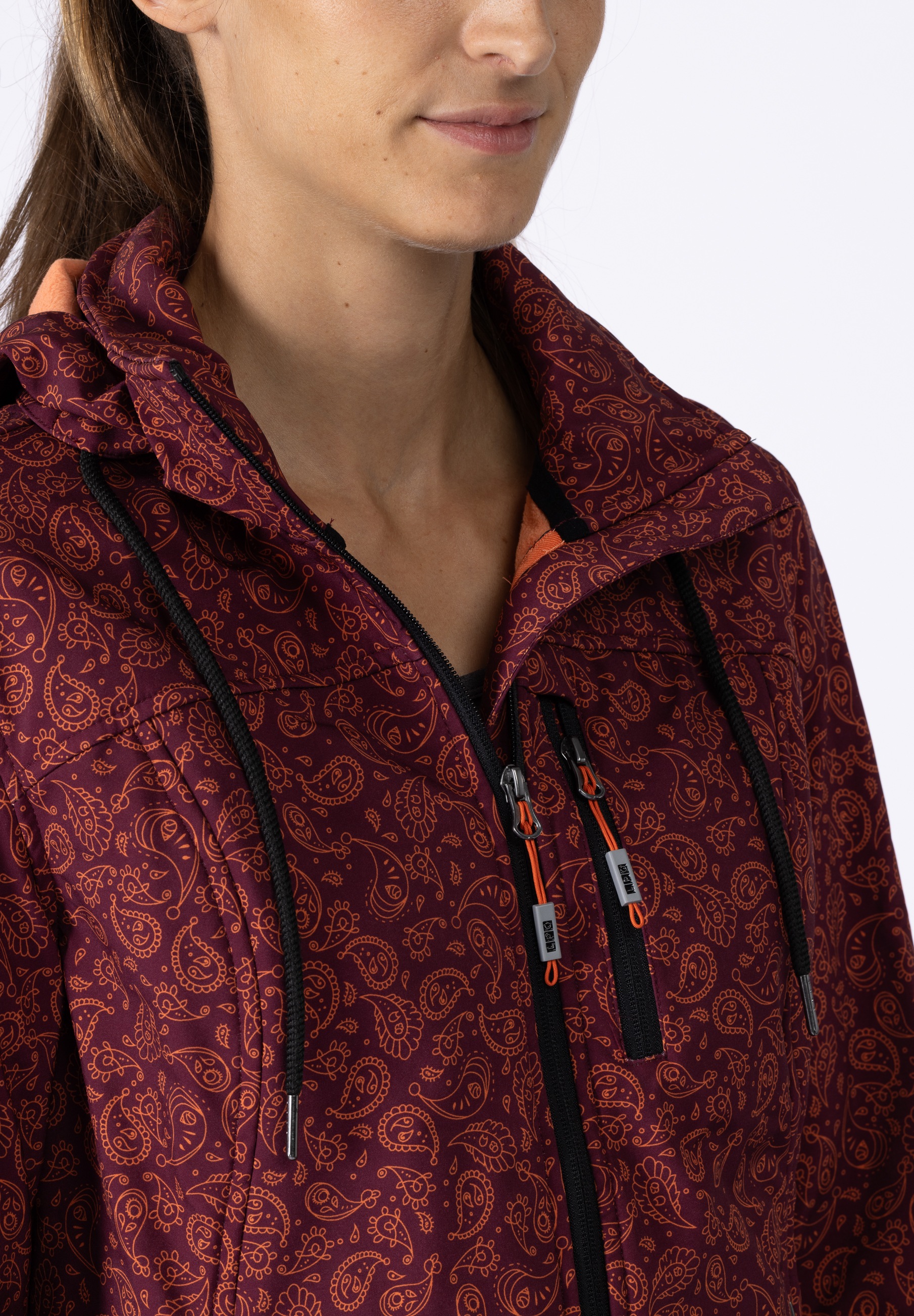 DEPROC Active Softshelljacke »SUN PEAK II WOMEN«, mit abnehmbarer Kapuze