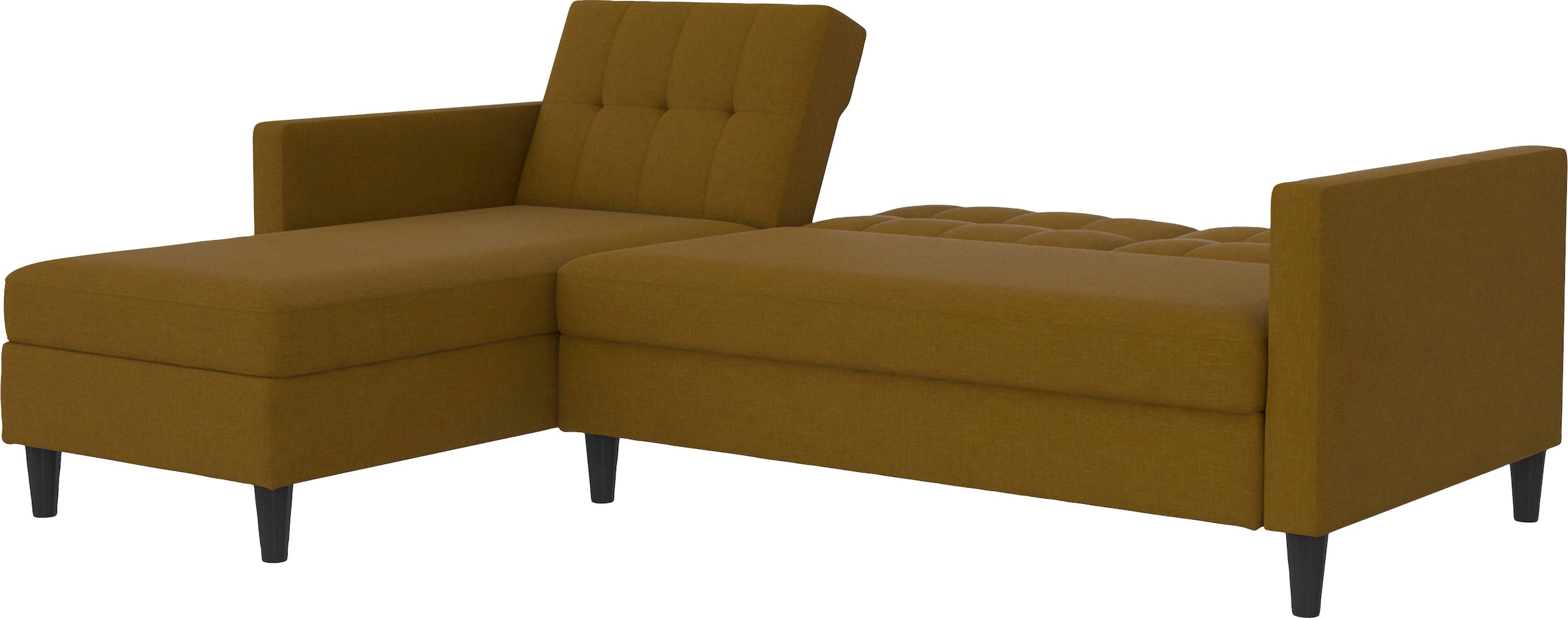 Dorel Home Ecksofa »Hartford II«, mit Bettfunktion und Stauraum, Recamiere beidseitig montierbar