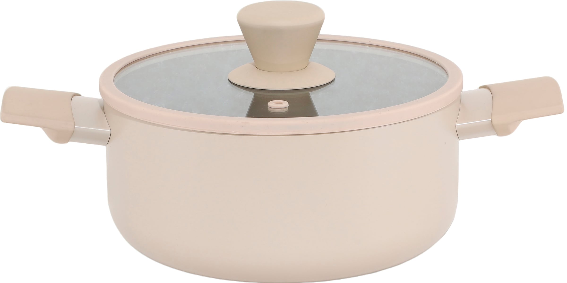 Hanseatic Topf-Set »ALU SCANDI, mit Antihaftbeschichtung« Set, Stielkasserolle 16 cm, Kochtopf 16/20/24 cm, Bratpfanne 24/28 cm, 9 tlg. Aluminium