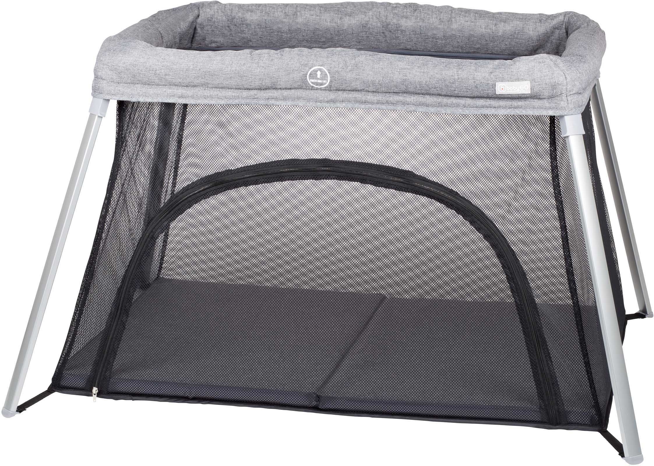 BabyGo Baby-Reisebett »Dreams II, grey«, faltbar