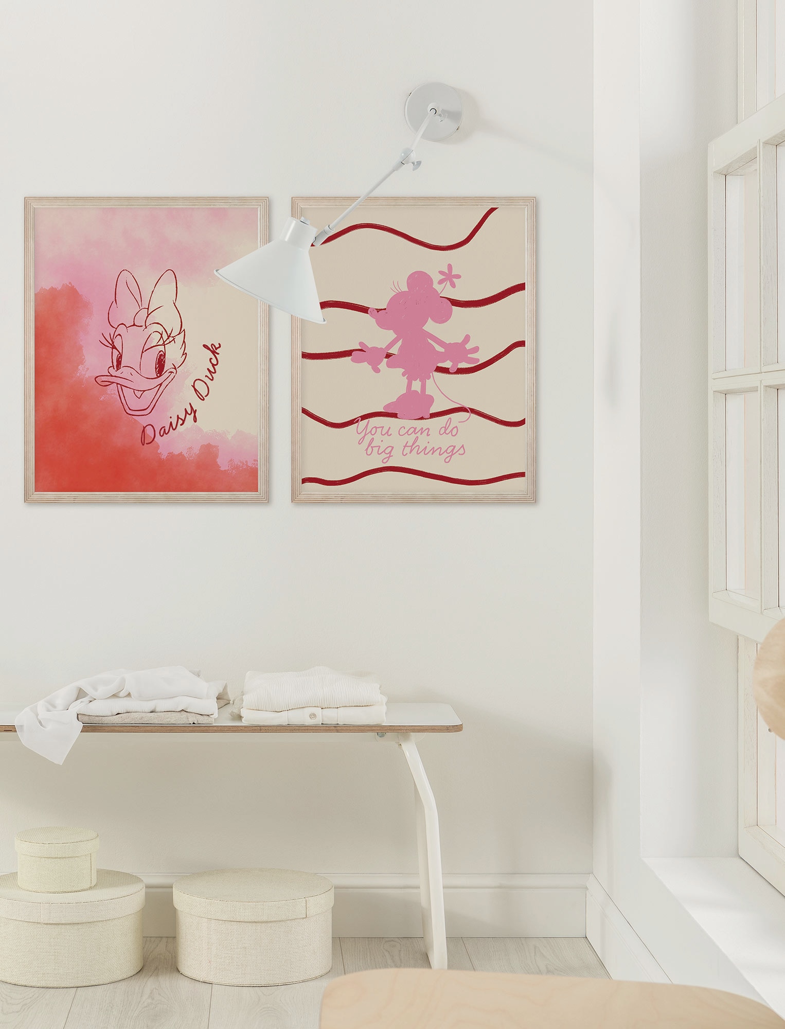 Komar Wandbild »Disney Minnie Mouse You Can Do Big Things«, Disney, (Set, 1 St.), 30 x 40 cm (Breite x Höhe) - Kinderzimmer, Dekoration