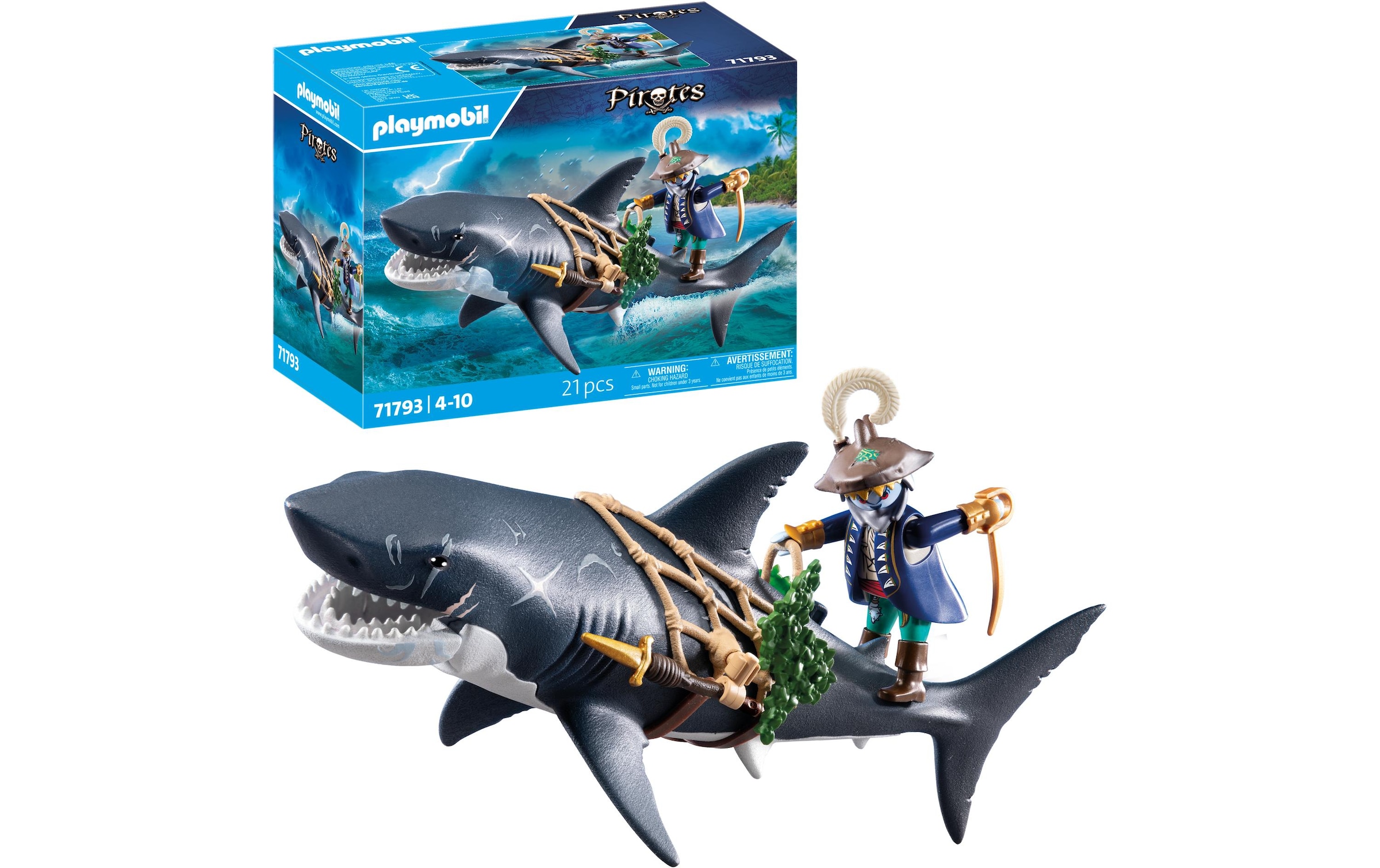 Playmobil® Spielbausteine »Gefahr durch Riesenhai 71793«