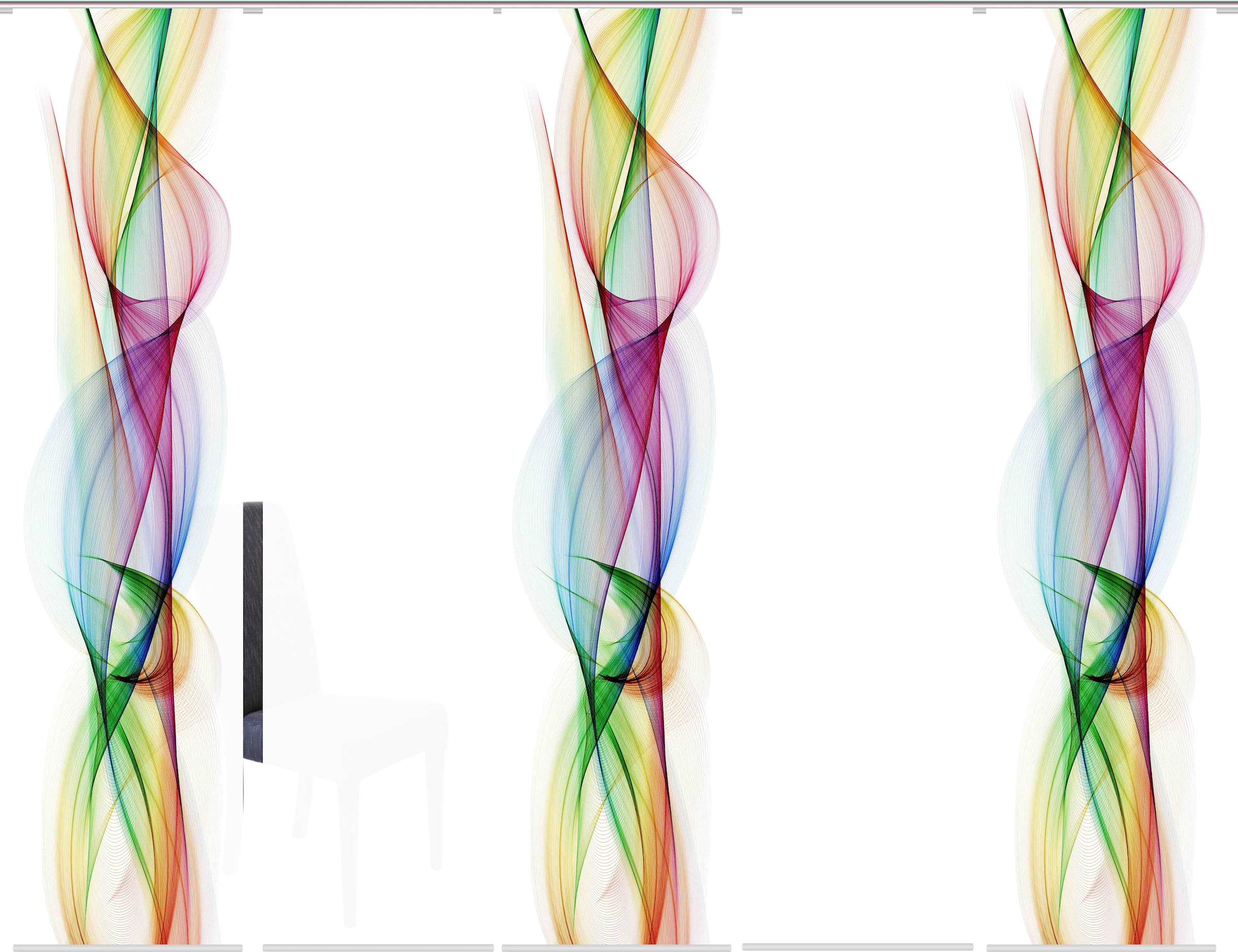 HOME WOHNIDEEN Schiebegardine »BOLGE« Paneelwagen 1 Stk. tlg. DIGITALDRUCK