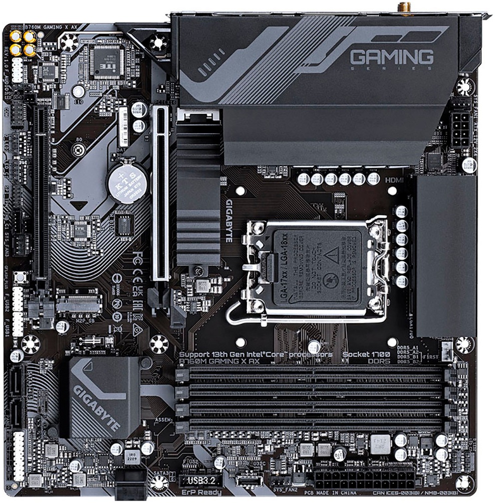 Gigabyte Mainboard »B760M Gaming X AX«