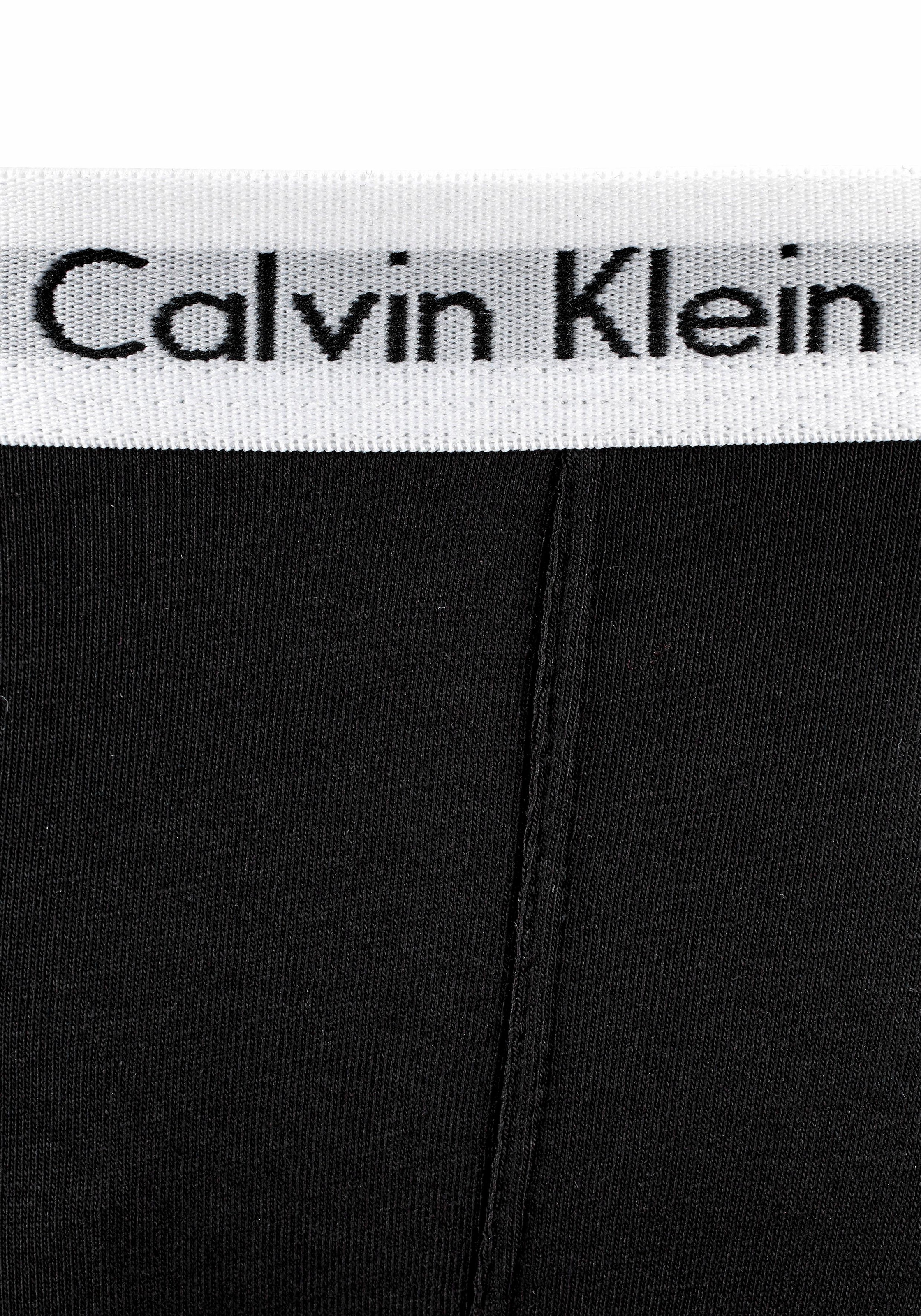 Calvin Klein Underwear Webboxer, (Packung, 2 St.), Kinder Kids Junior MiniMe,mit CK Logo auf dem Bund