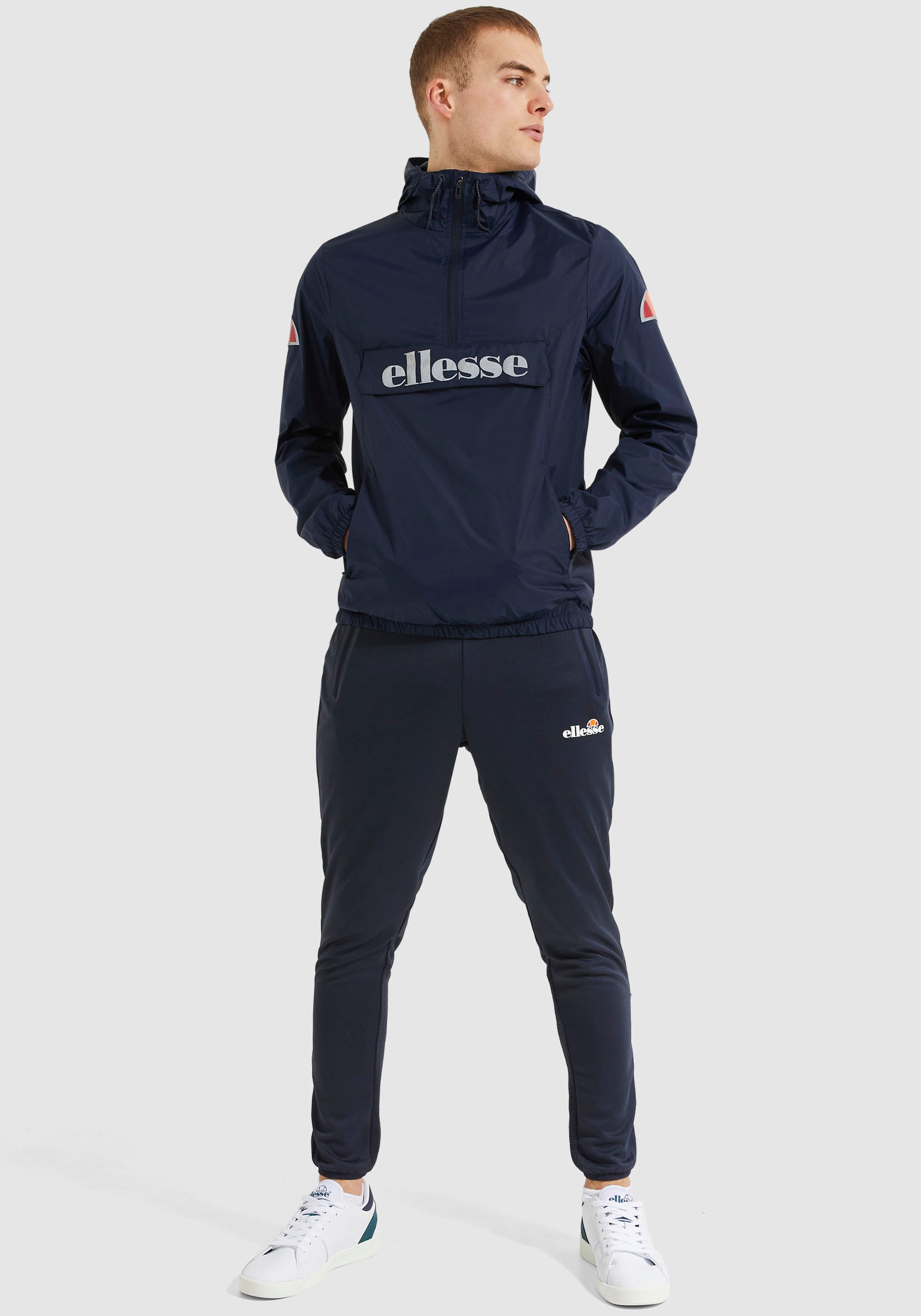 Ellesse Windbreaker »ACERA OH JACKET« mit Kapuze mit Kapuze, hüftlang, schmale Basic-Passform