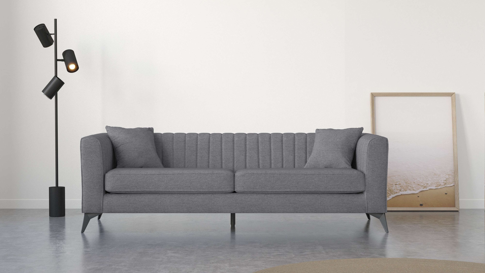 Places of Style 4-Sitzer »MATTHEW elegantes Designsofa, Maße B/T/H: 231/86/ günstig online kaufen