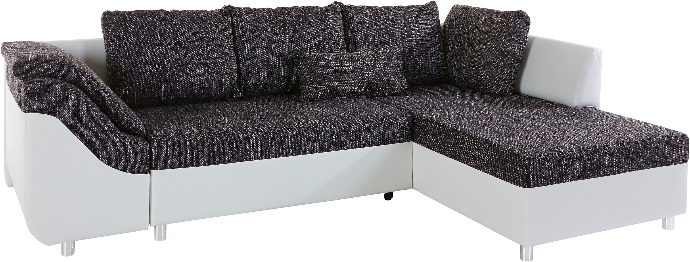 COLLECTION AB Ecksofa Sally L-Form, mit und ohne Bettfunktion, inklusive loser Rücken- und Zierkissen