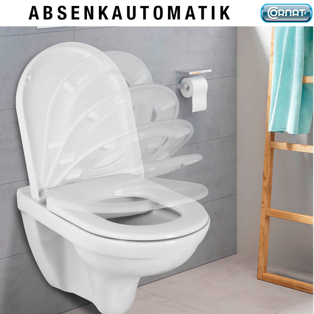 CORNAT WC-Sitz »PREMIUM 10« ergonomisches Design, mit Soft-Close-Funktion