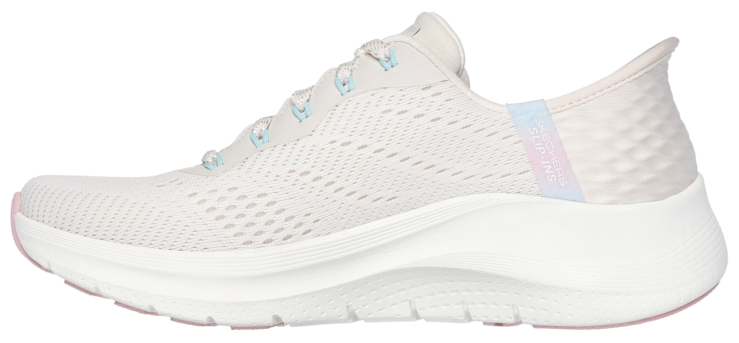 Skechers Slip-On Sneaker »ARCH FIT 2.0-EASY CHIC«, Schlupfschuh, Vegan mit elastischer Bungee Schnürung