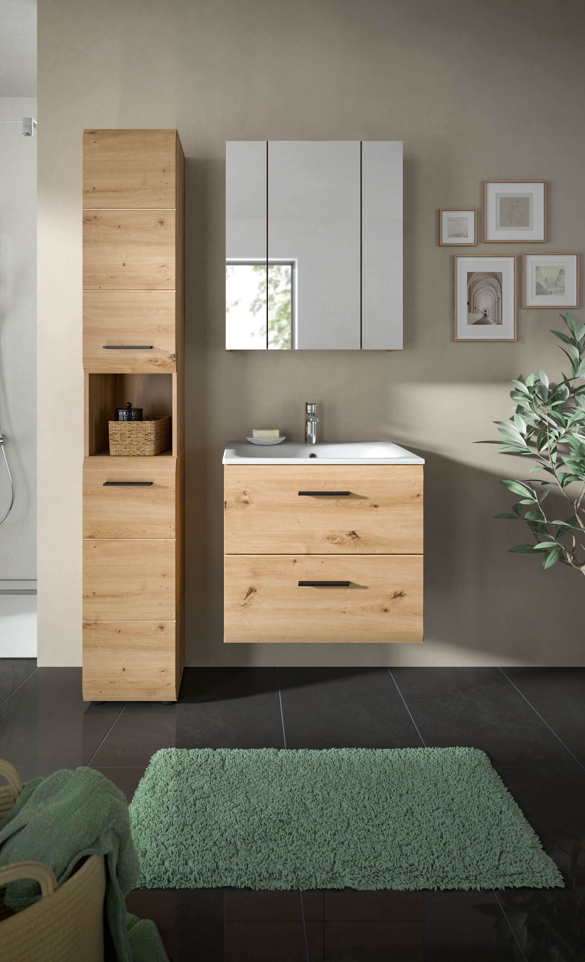 INOSIGN Badezimmer-Set Set, 4 Stk. tlg. Florenz, Badkombination 4-tlg., Art günstig online kaufen