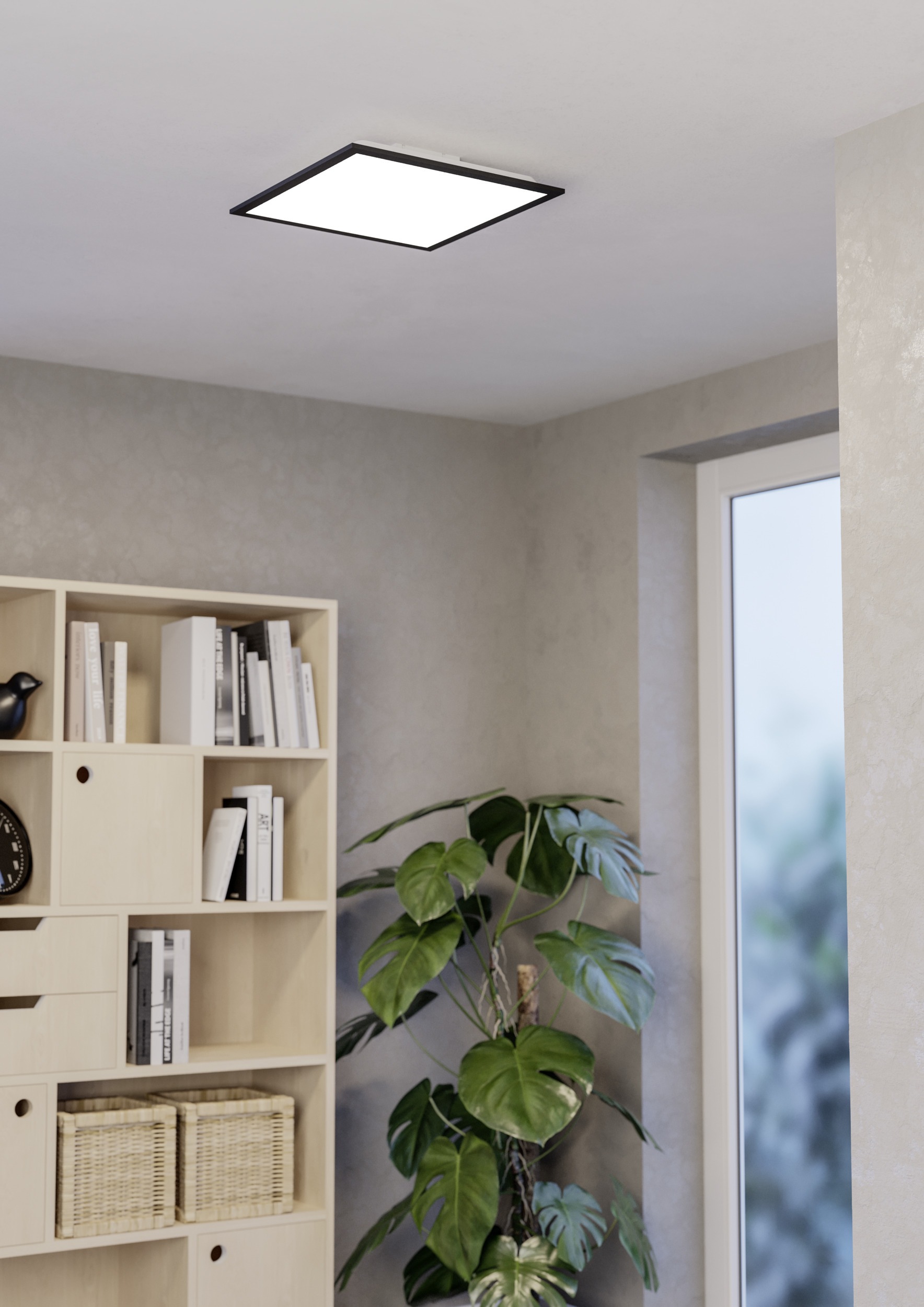 EGLO LED Deckenleuchte »MORADILLO-Z Deckenlampe - Stahl - LED - 19W - IP20« günstig online kaufen