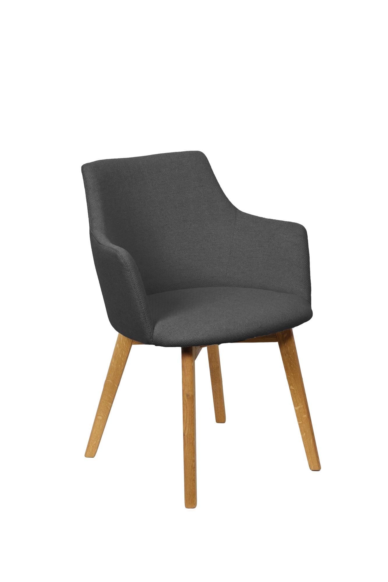 Home affaire Essgruppe »Ena Sitzgruppe für Küche/Esszimmer, Esstisch mit 4 Polsterstühlen 5tlg«, (Set, 5 tlg., 5-tlg), Stuhlbeine in Eiche Natur oder Buche Schwarz, Tisch 180 cm, U-Gestell