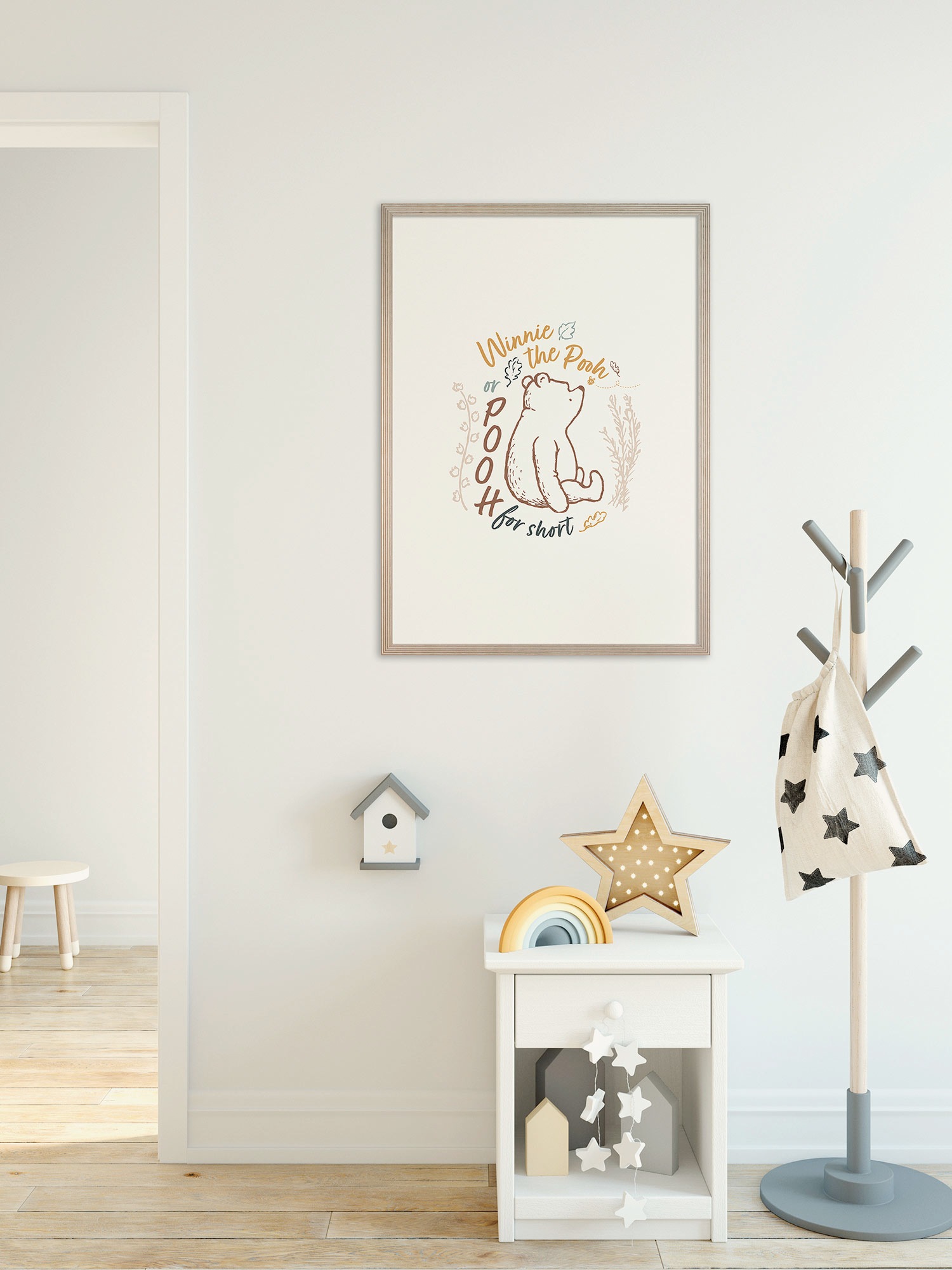 Komar Wandbild »Disney Winnie the Pooh for Short« Disney Set, 1 Stk. tlg. 5 günstig online kaufen