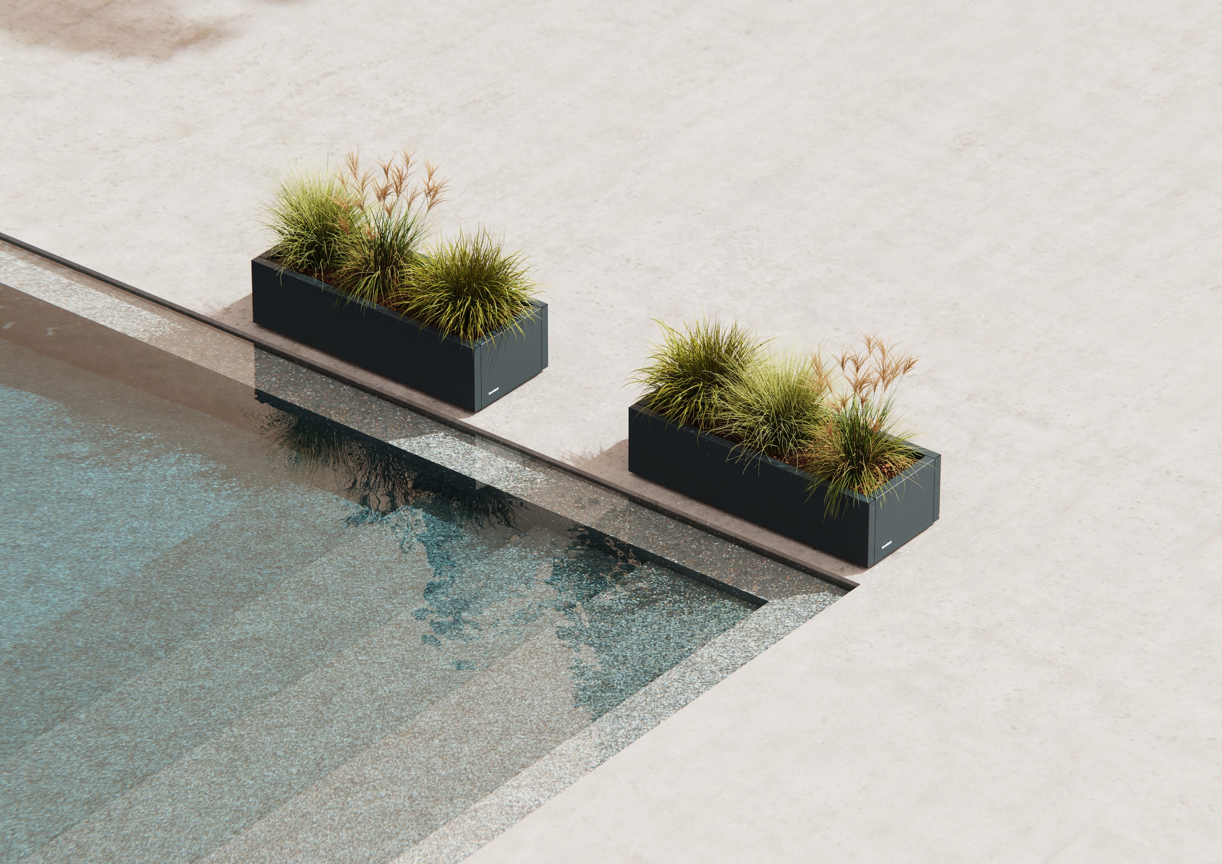 Herstera Garden Pflanzkübel »Cube« BxTxH: 100x40x25 cm