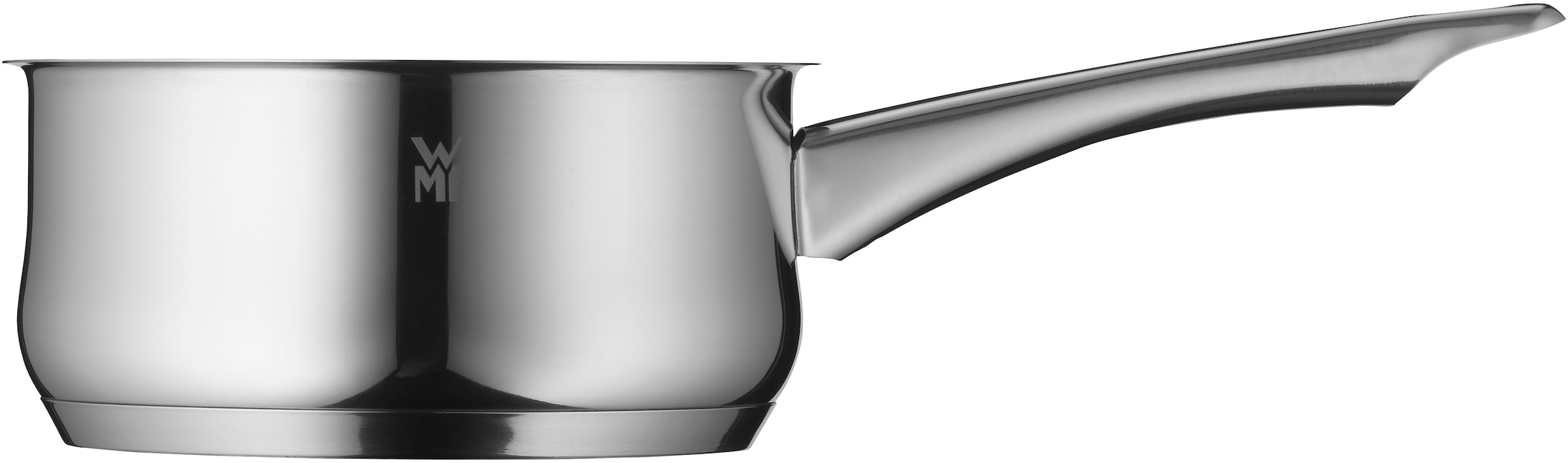 WMF Kasserolle »Diadem Plus«, Cromargan® Edelstahl Rostfrei 18/10, (1 tlg.), breiter Schüttrand, außergewöhnliches Design, spülmaschinengeeignet