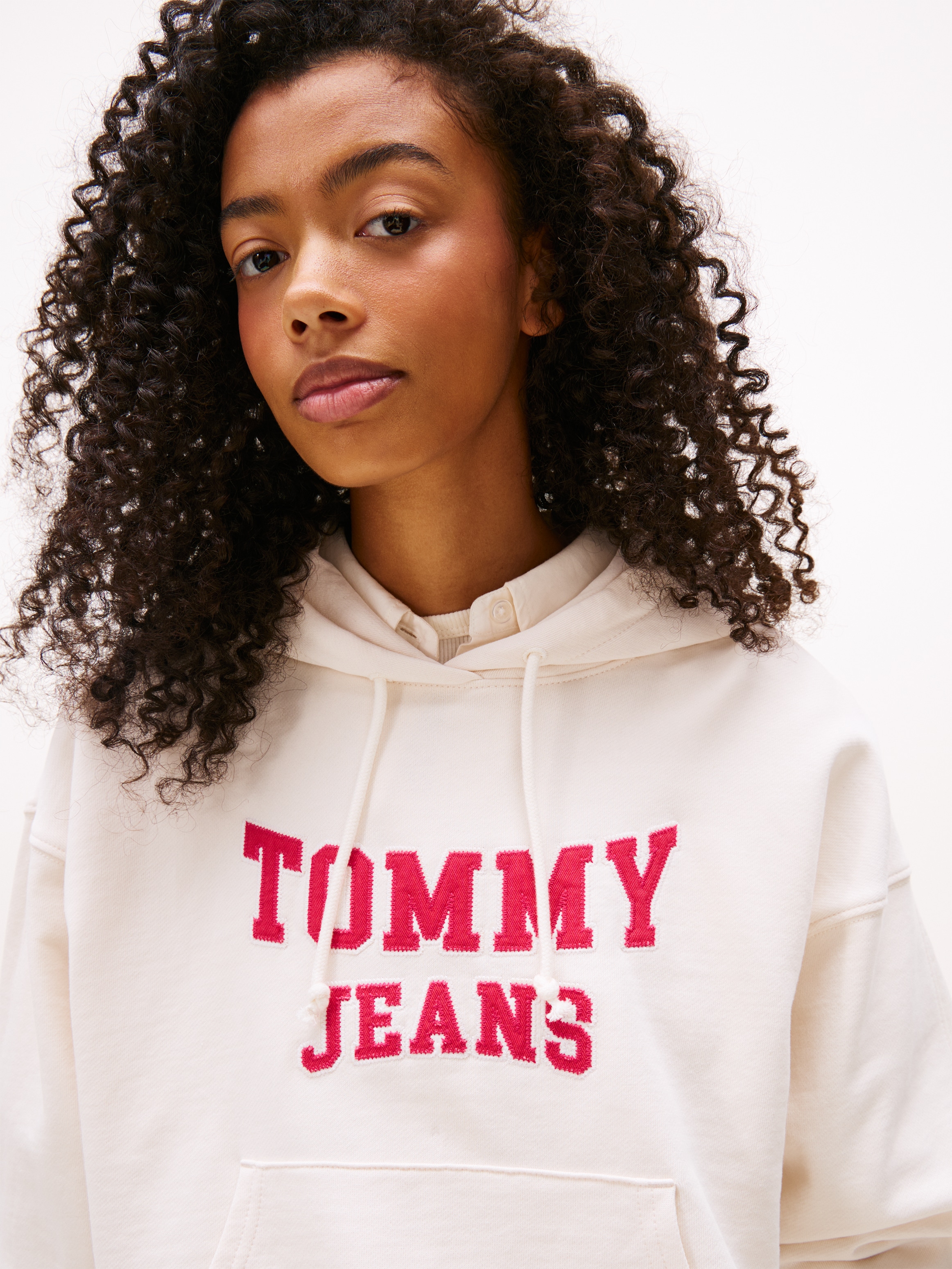 Tommy Jeans Kapuzensweatshirt »TJW BXY CRP VARSITY HOODIE«
