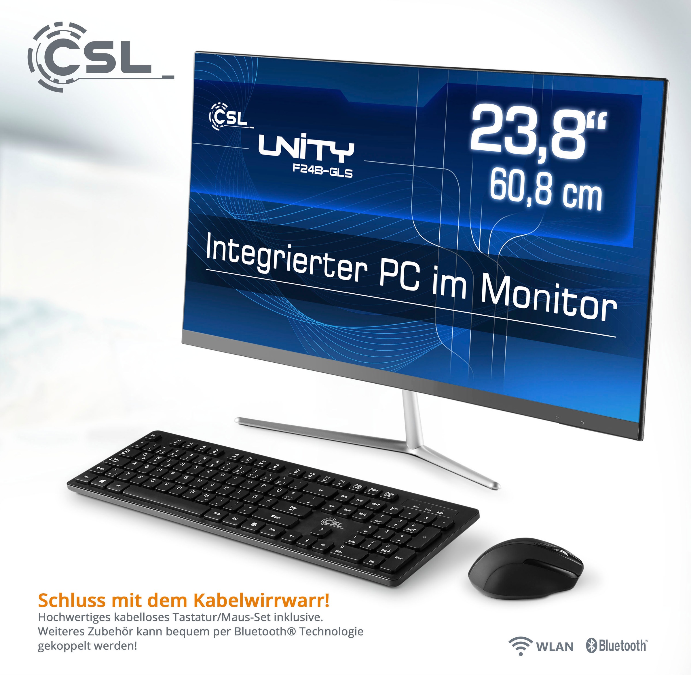 CSL All-in-One PC »Unity F24W-GLS Win 11«