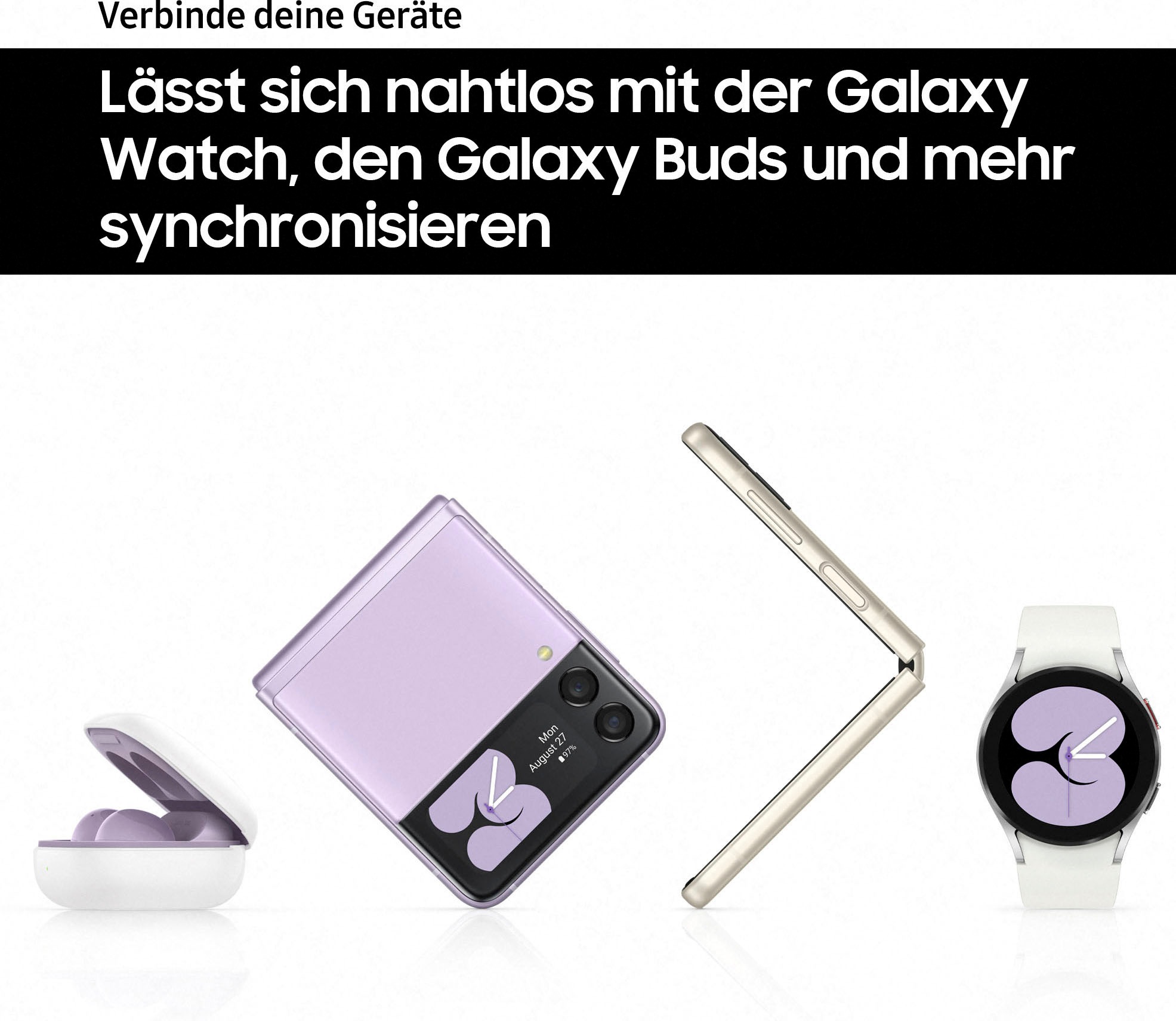 19. Bild von Samsung Smartphone »Galaxy Z Flip3 5G, 256GB«, green, 17,03 cm/6,7 Zoll, 256 GB Speicherplatz, 12 MP Kamera