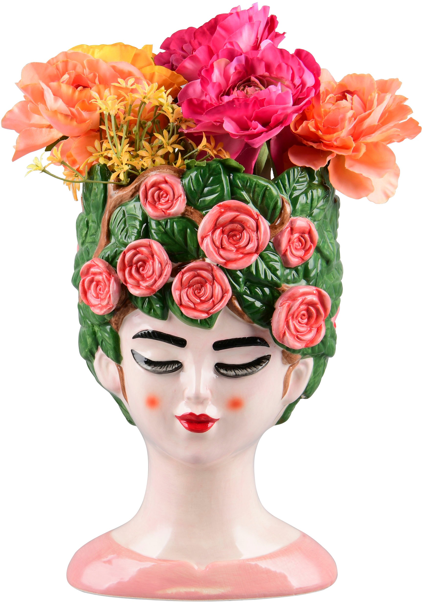 MIRRORS AND MORE Dekovase »ROMINA« Auffällige Dekovase