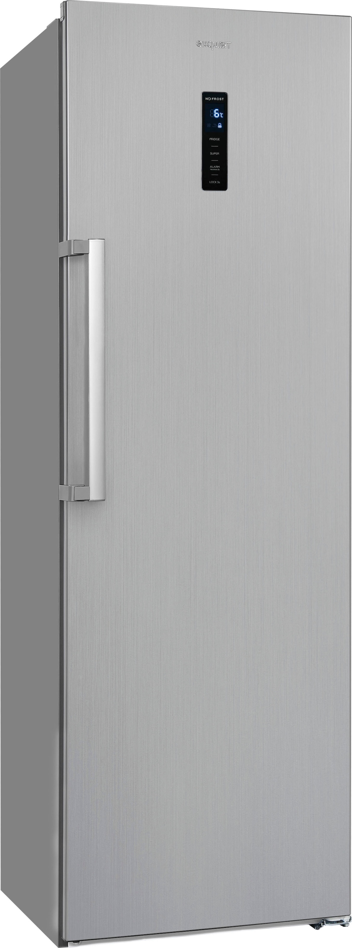 exquisit Vollraumkühlschrank »KS360-V-HE-040D«, 359 Liter Nutzinhalt, NoFrost, Display