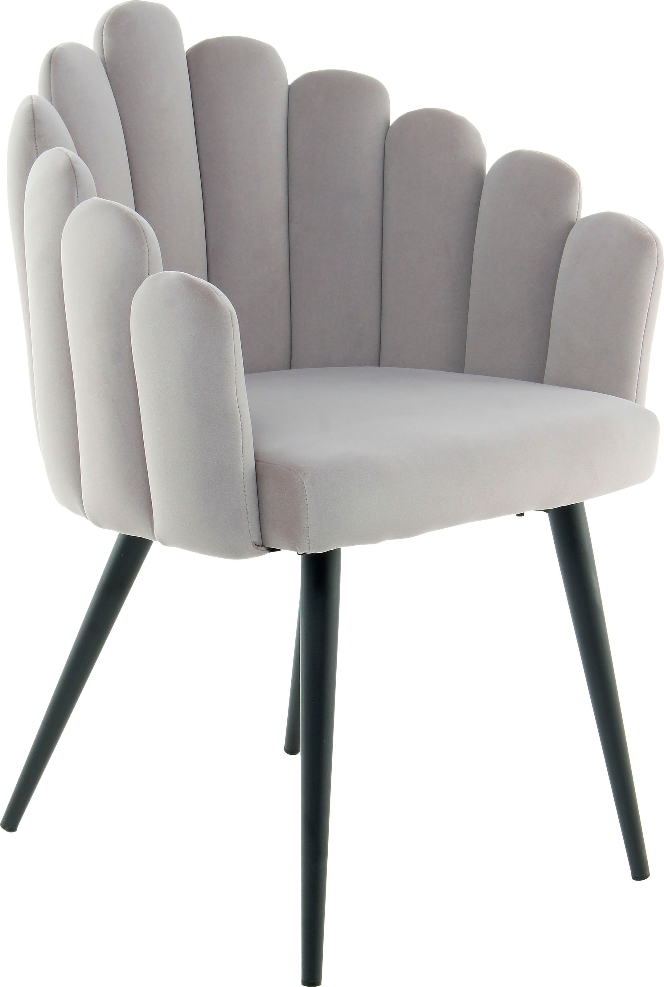 KAYOOM Polsterstuhl »Stuhl Jeane 525, mit samtweichem Bezug, bequem und gemütlich« () 1 Stk.samtweicher Bezug, modern, bequem und gemütlich, mit...