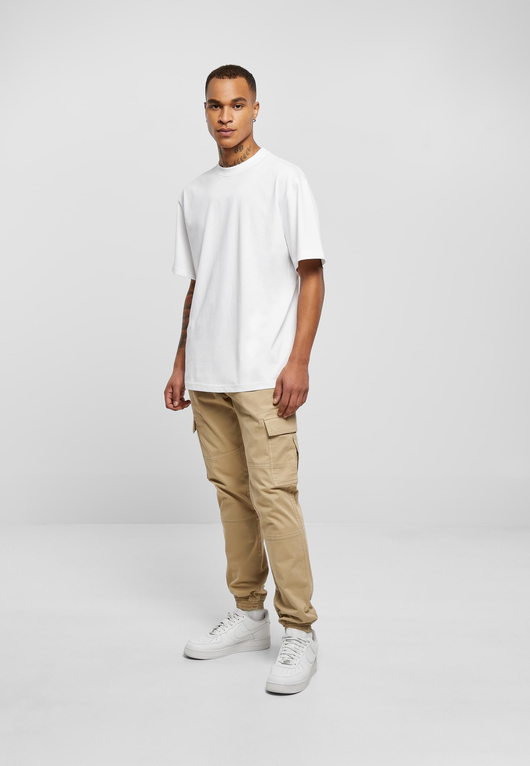 URBAN CLASSICS Cargohose »Urban Classics Herren Washed Cargo Twill Jogging Pants«