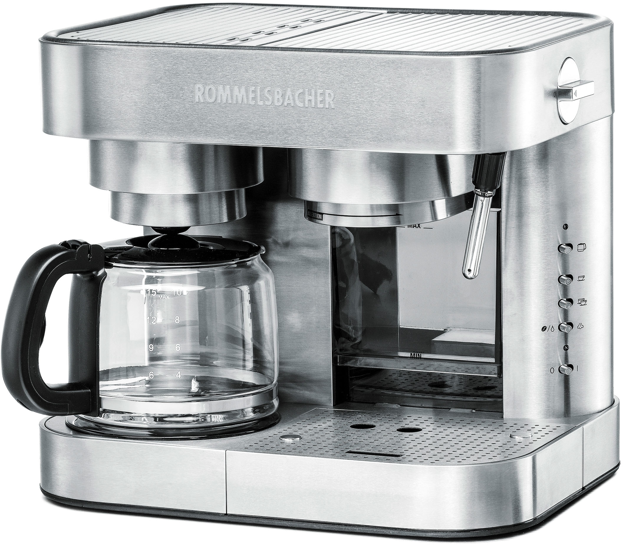Rommelsbacher Espressomaschine », Kaffeemaschine EKS 3010«, 1,25 l Kaffeekanne, 1x4
