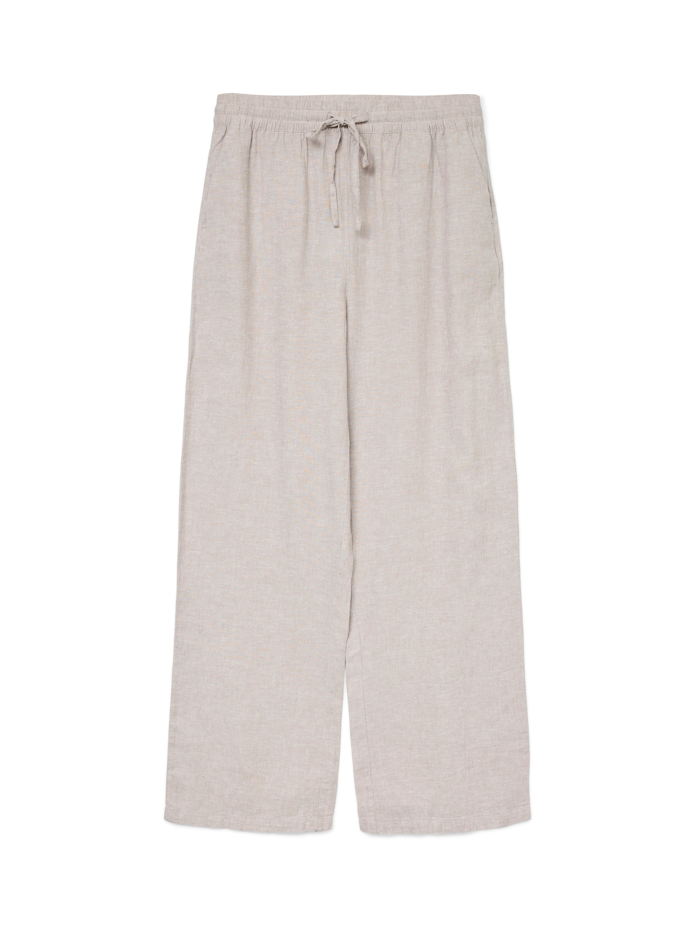 Vero Moda Schlupfhose »VMLINN LINEN PANTS WVN NOOS«, Sommerhose, mit Leinen
