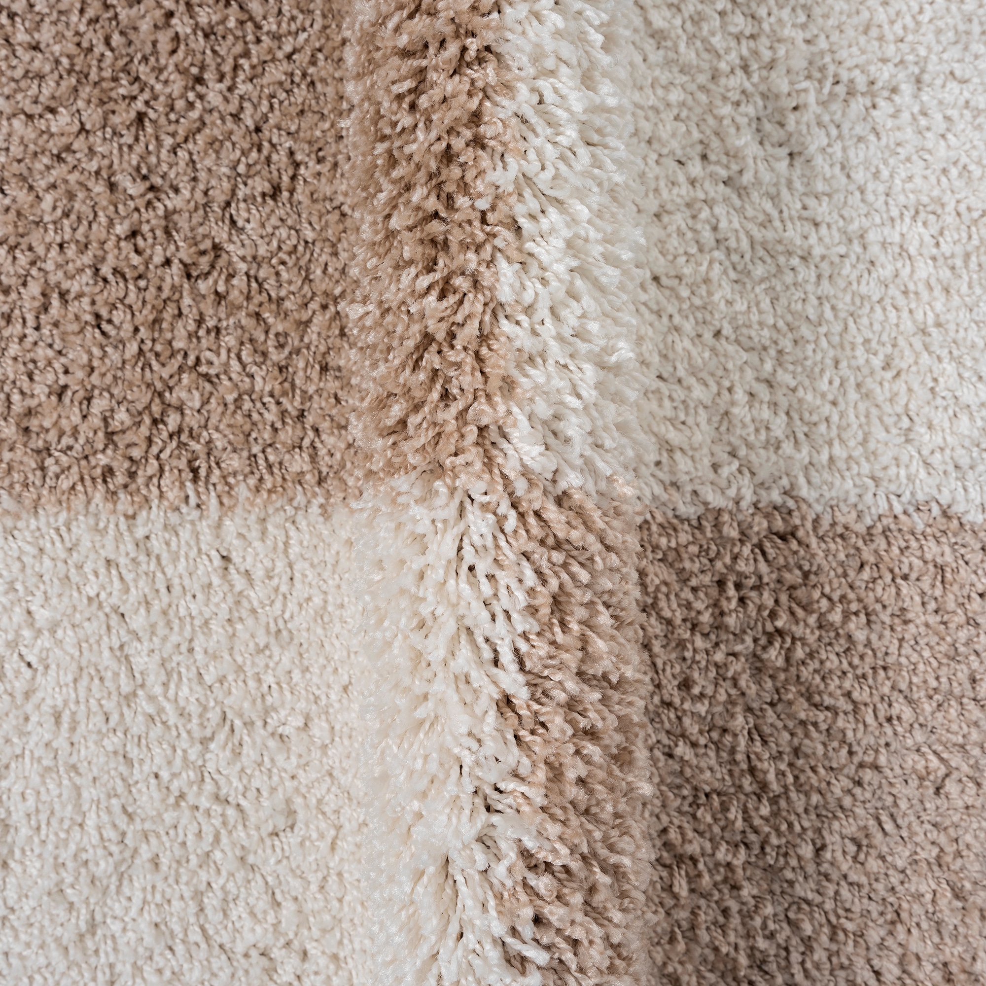 Sanat Hochflor-Teppich »Milano 1250«, rund, 30 mm Höhe, Hochflor, Wohnzimmer, Schlafzimmer, fussbodenheizungsgeeignet