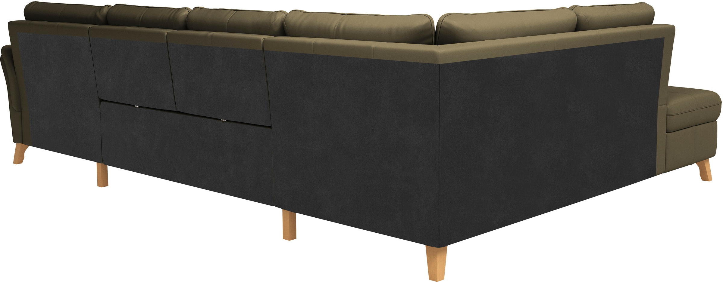 sit&more Wohnlandschaft »Göteborg«, inkl. Sitztiefenverstellung, wahlweise mit Bettfunktion & Bettkasten
