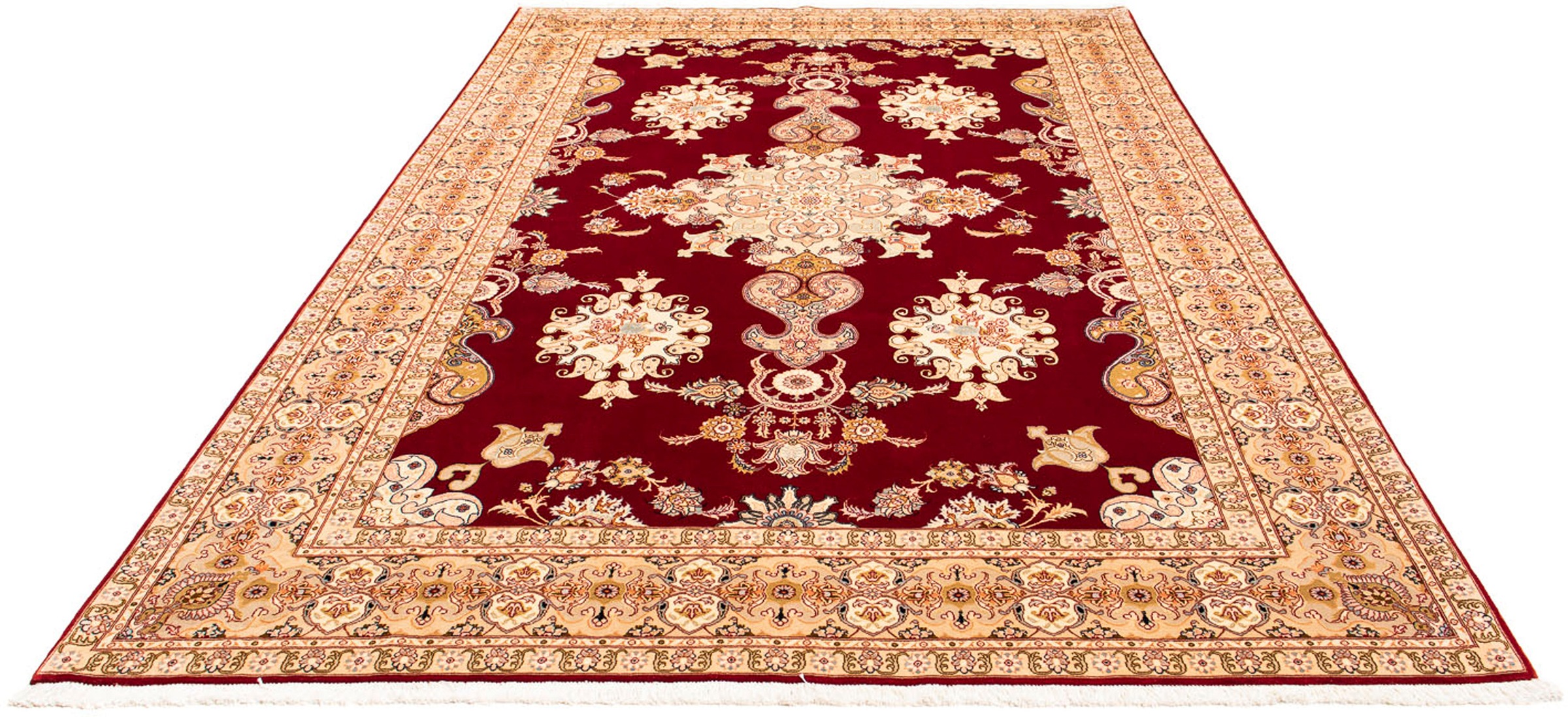 morgenland Orientteppich »Perser - Täbriz - Royal - 312 x 200 cm - dunkelro günstig online kaufen