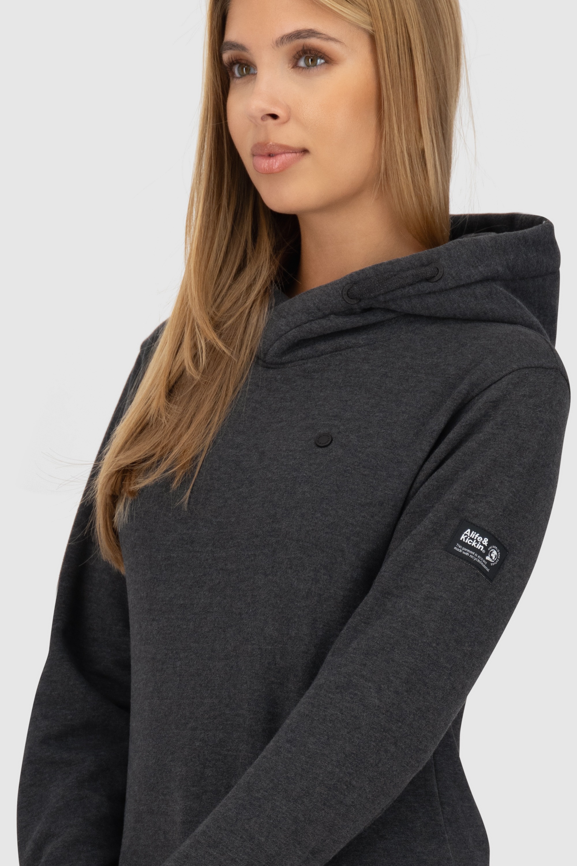 Alife & Kickin Kapuzensweatshirt »Damen SarinaAK A«, Hoodie Kapuzenpullover, Sweatshirt mit Kapuze und Kängurutasche
