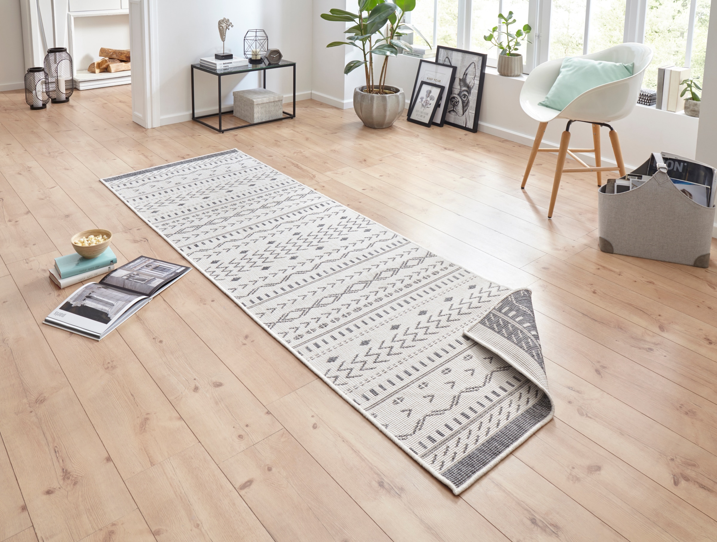 HANSE Home Teppich »Kuba Wendeteppich«, rechteckig, 5 mm Höhe, In-& Outdoor günstig online kaufen