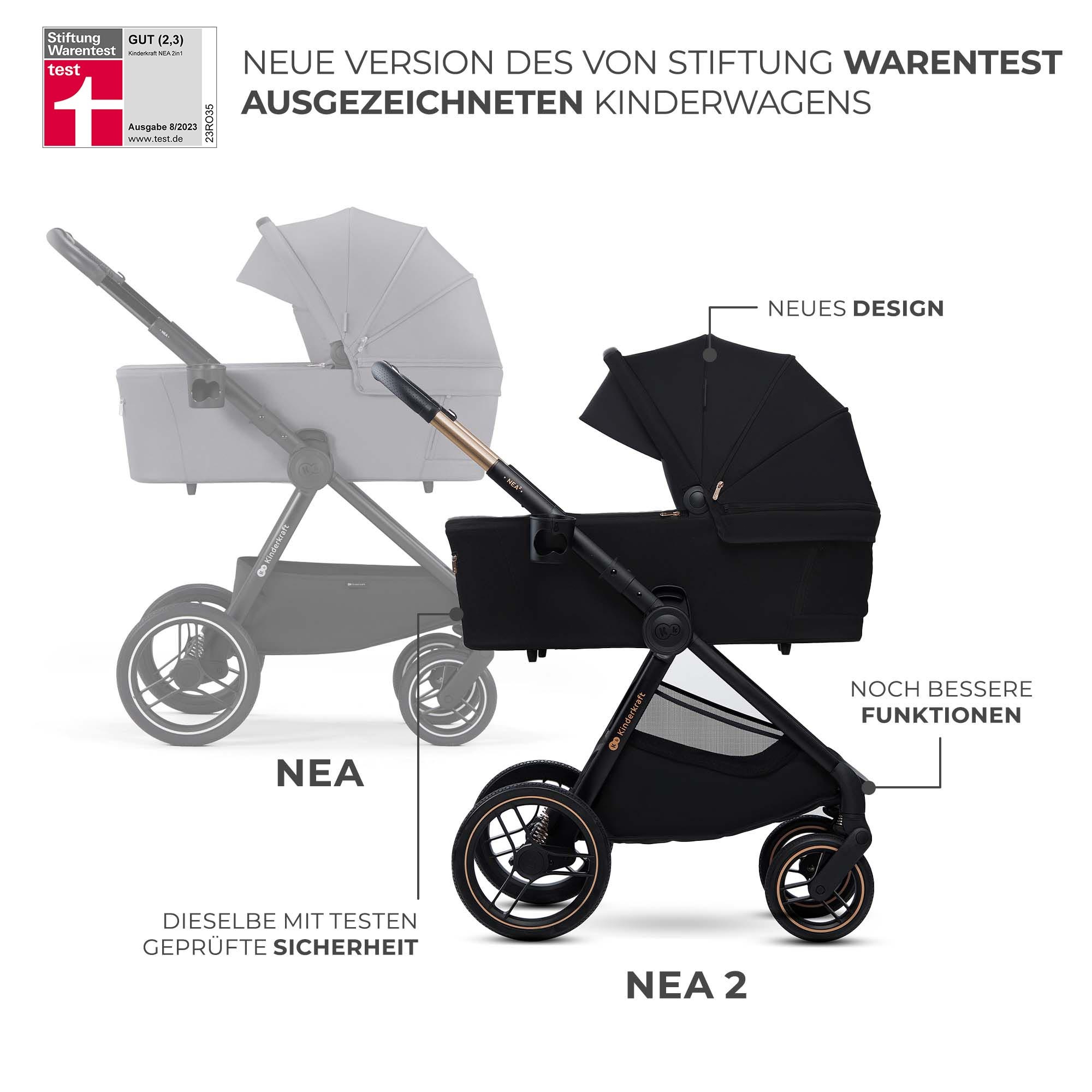 Kinderkraft Kombi-Kinderwagen »NEA 2 2in1« 27 kg
