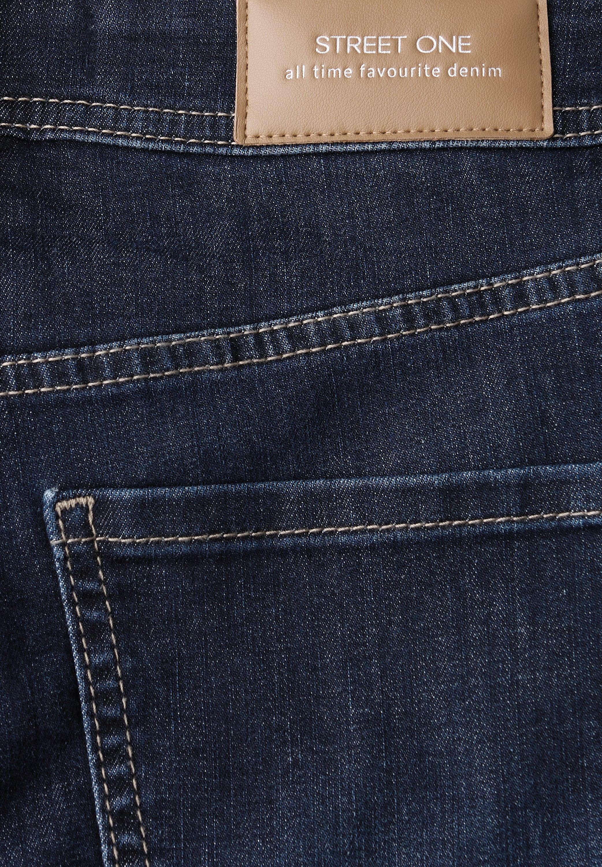 STREET ONE Straight-Jeans im Five-Pocket Style