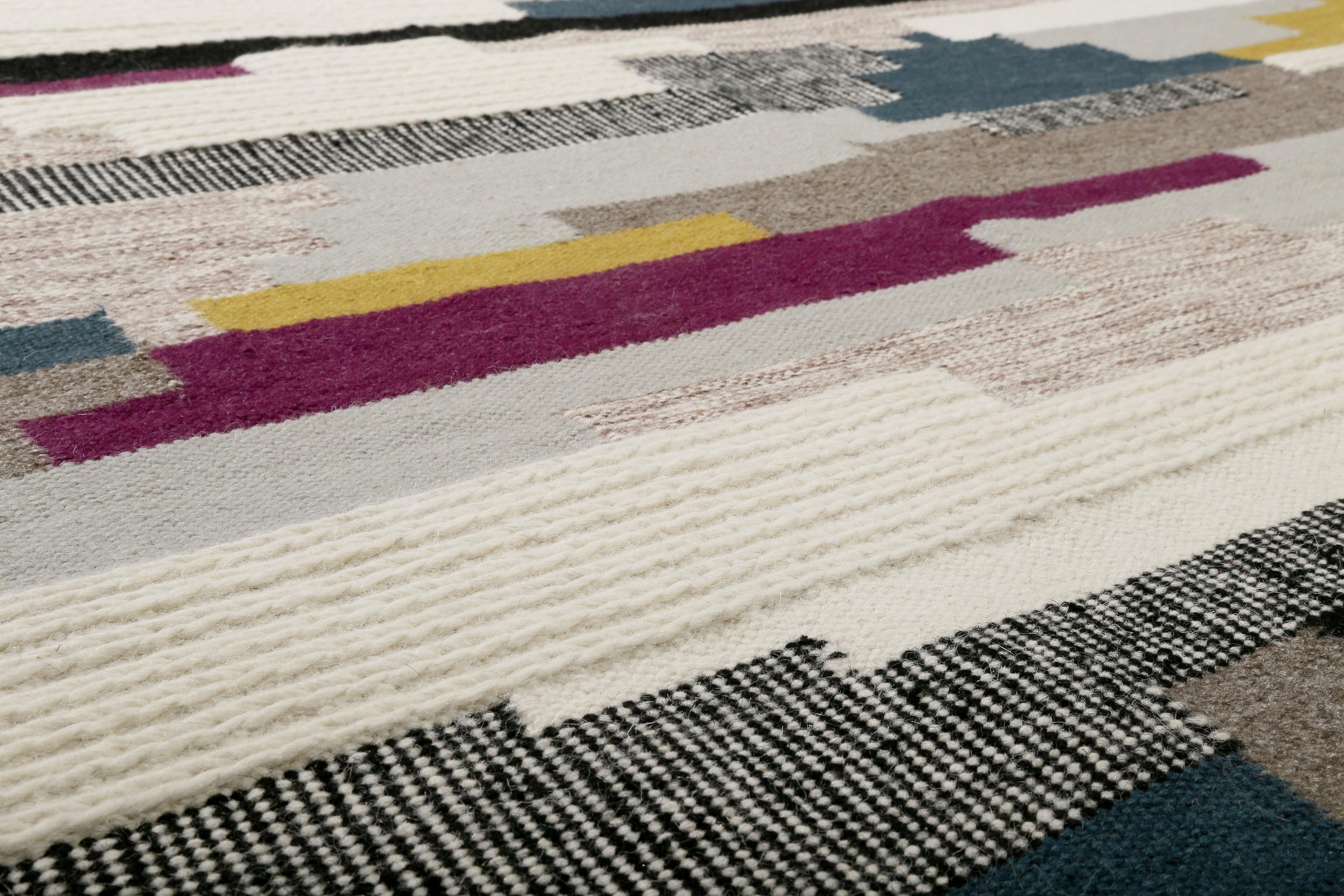 Esprit Wollteppich »Natham Kelim ESP-6012«, rechteckig, 8 mm Höhe, reine Wolle, Wohnzimmer