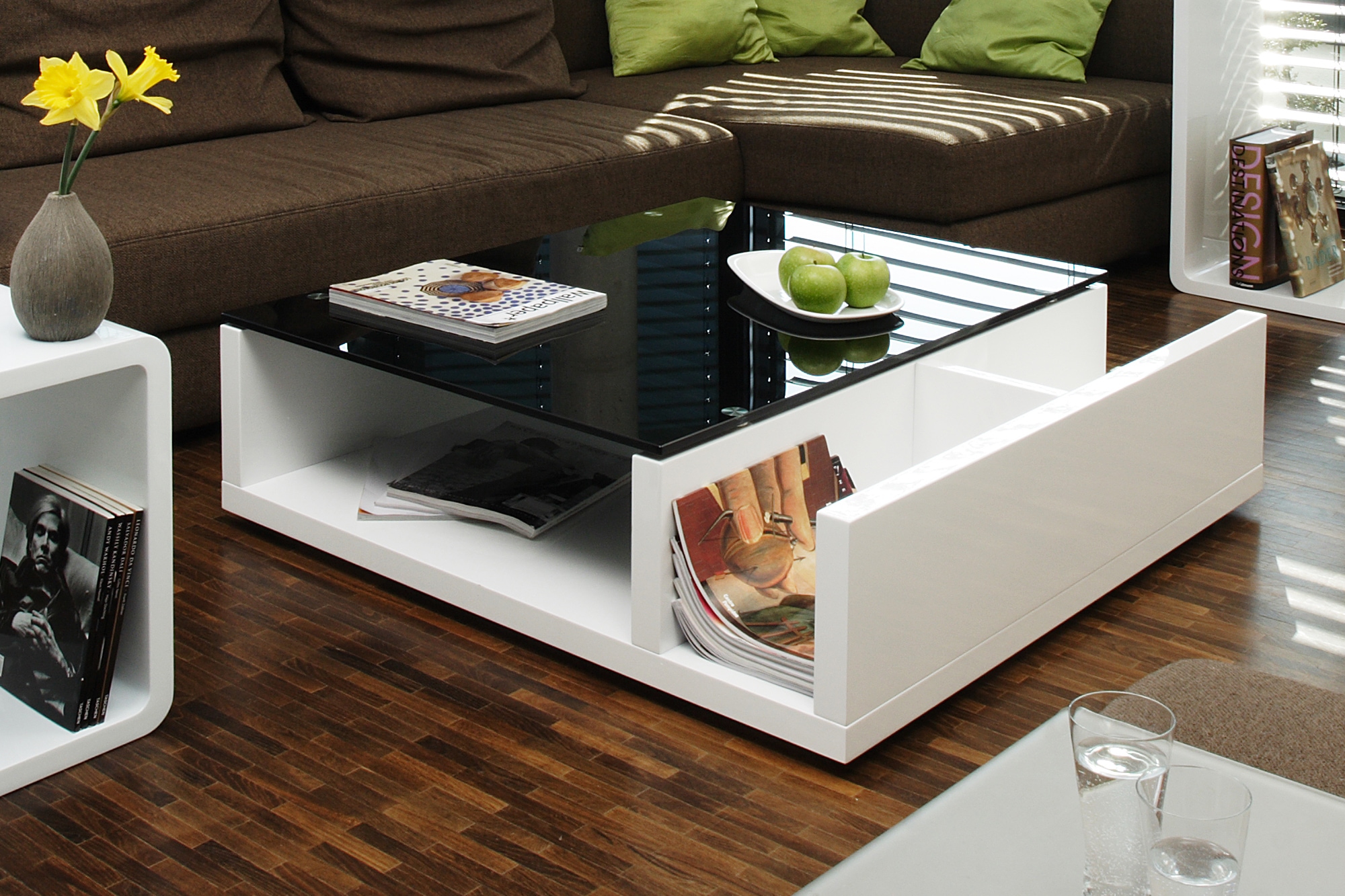 SalesFever Couchtisch, Mit seitlichem Magazinfach