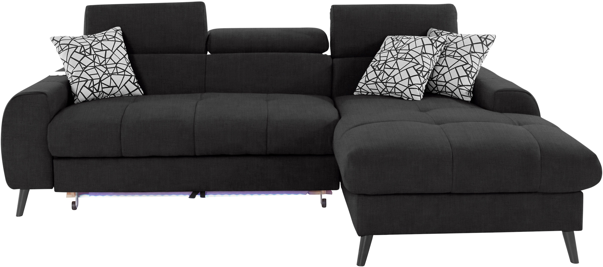 COTTA Ecksofa "Mia L-Form", 3-tlg.-Kissen-Set, Recamiere, wahlweise mit ode günstig online kaufen