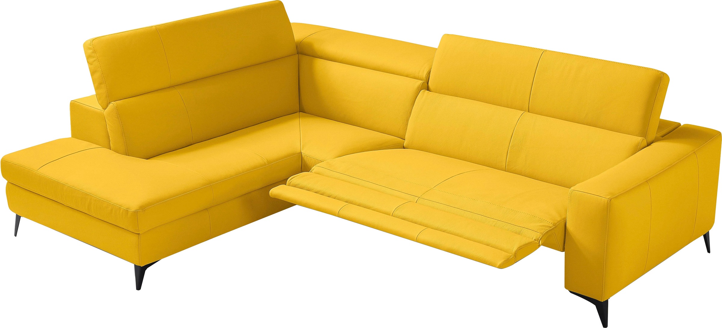Egoitaliano Ecksofa »Edith, Designsofa mit hohem Sitzkomfort, L-Form«, inkl günstig online kaufen