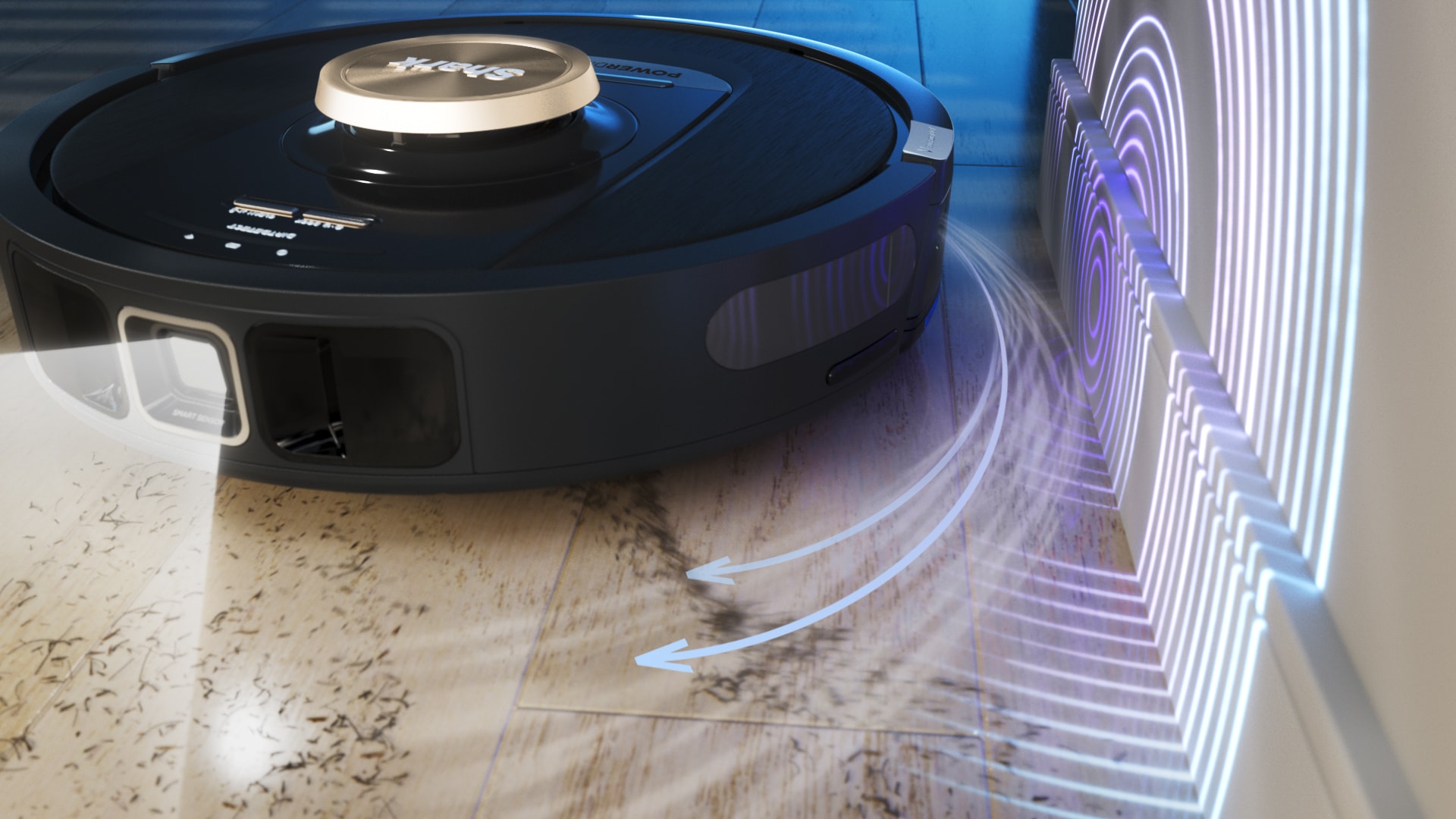 Shark Nass-Trocken-Saugroboter »RV2620WAEU«, PowerDetect selbstentleerender Saugroboter